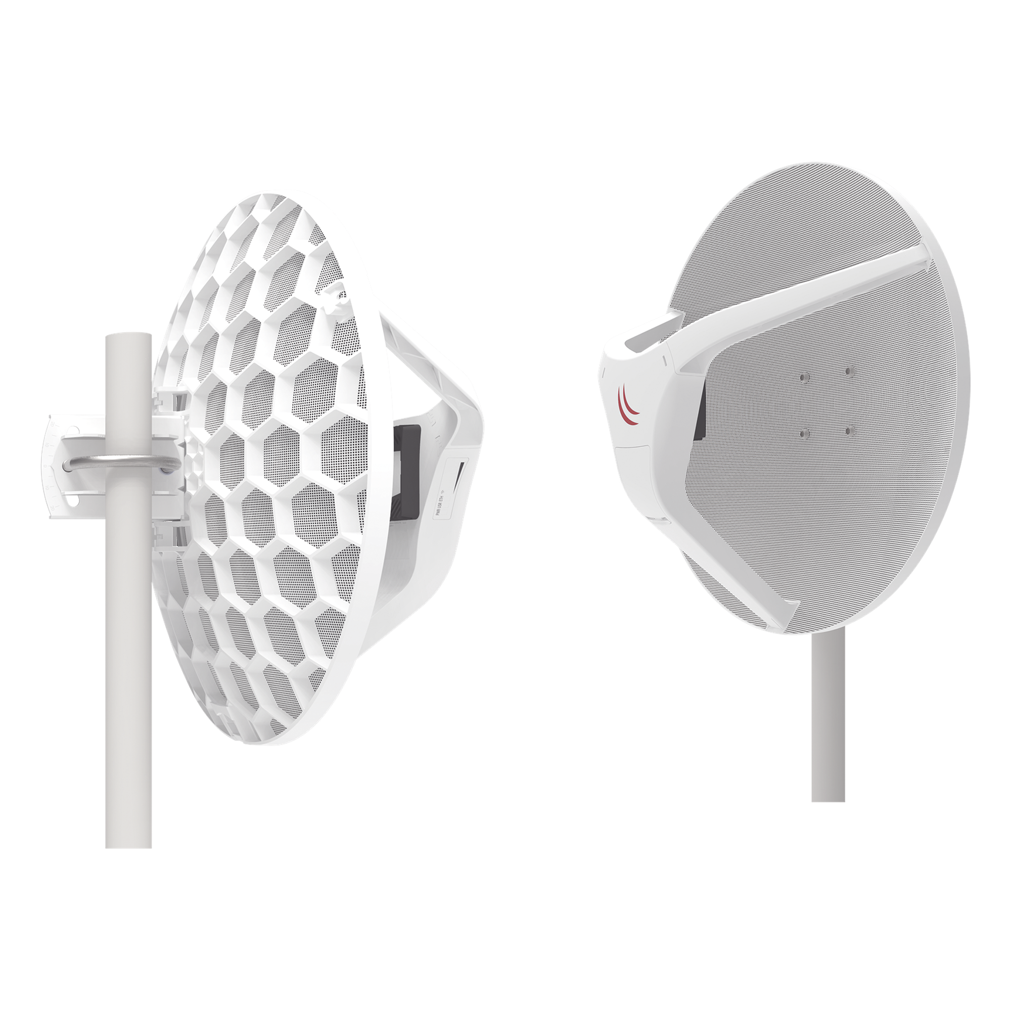 (Wireless Wire Dish) Enlace completo de 60GHz, Hasta 2Gbps, "Listos para Conectarse" — MIKROTIK · SKU RBLHGG-60AD-KITR2