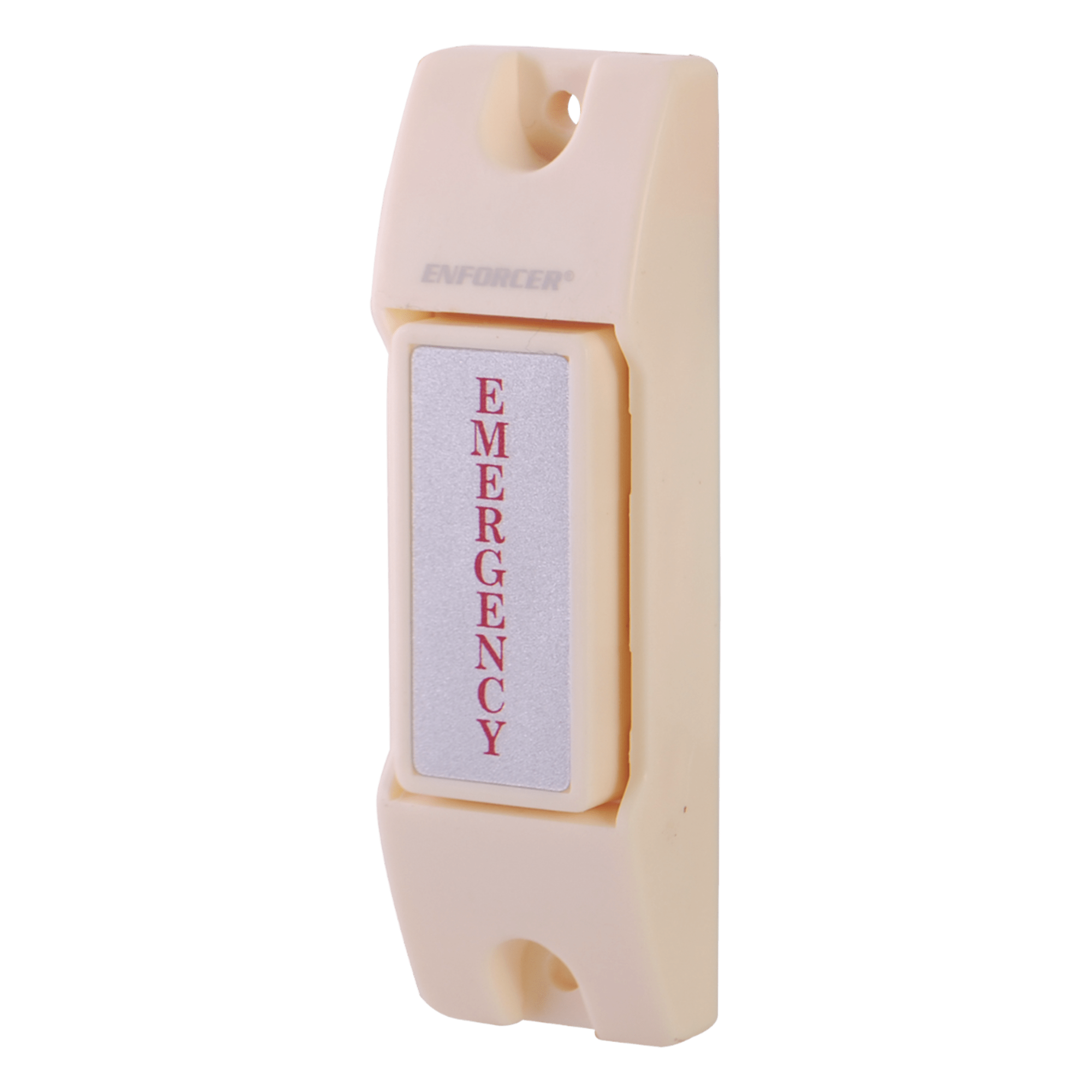 Botón de Emergencia / Botón de Pánico / Montaje de Superficie o Pared / Ideal Como Botón de Pánico / Contacto Momentáneo NO / Uso con Sirenas o Estrobos / Ideal Para Control de Acceso / Uso con Chapas NO / — ENFORCER SECOLARM · SKU SS075