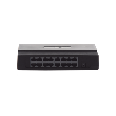 Switch no administrable de 16 puertos 10/100 Mbps para escritorio