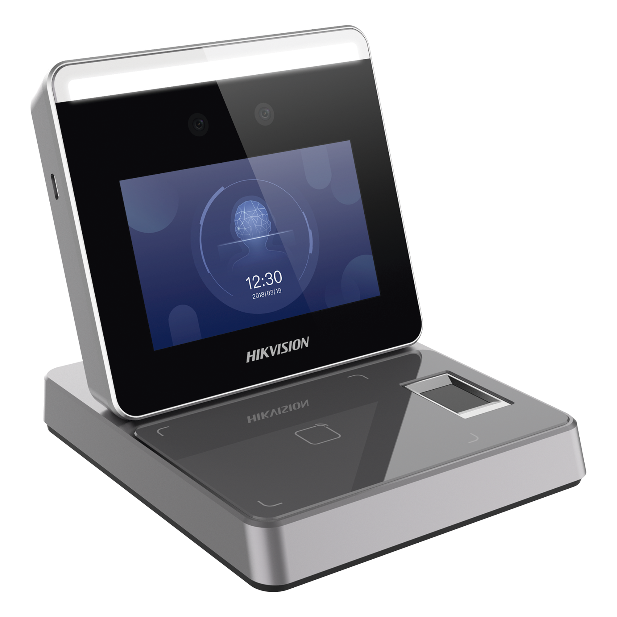 Enrolador IP de Rostros, Huellas y Tarjetas (MIFARE y EM) para iVMS-4200 / Hik-Connect Teams (USB) / Facilita el Alta de Rostros, Huellas y Tarjeta al Software — HIKVISION · SKU DS-K1F600U-D6E-F