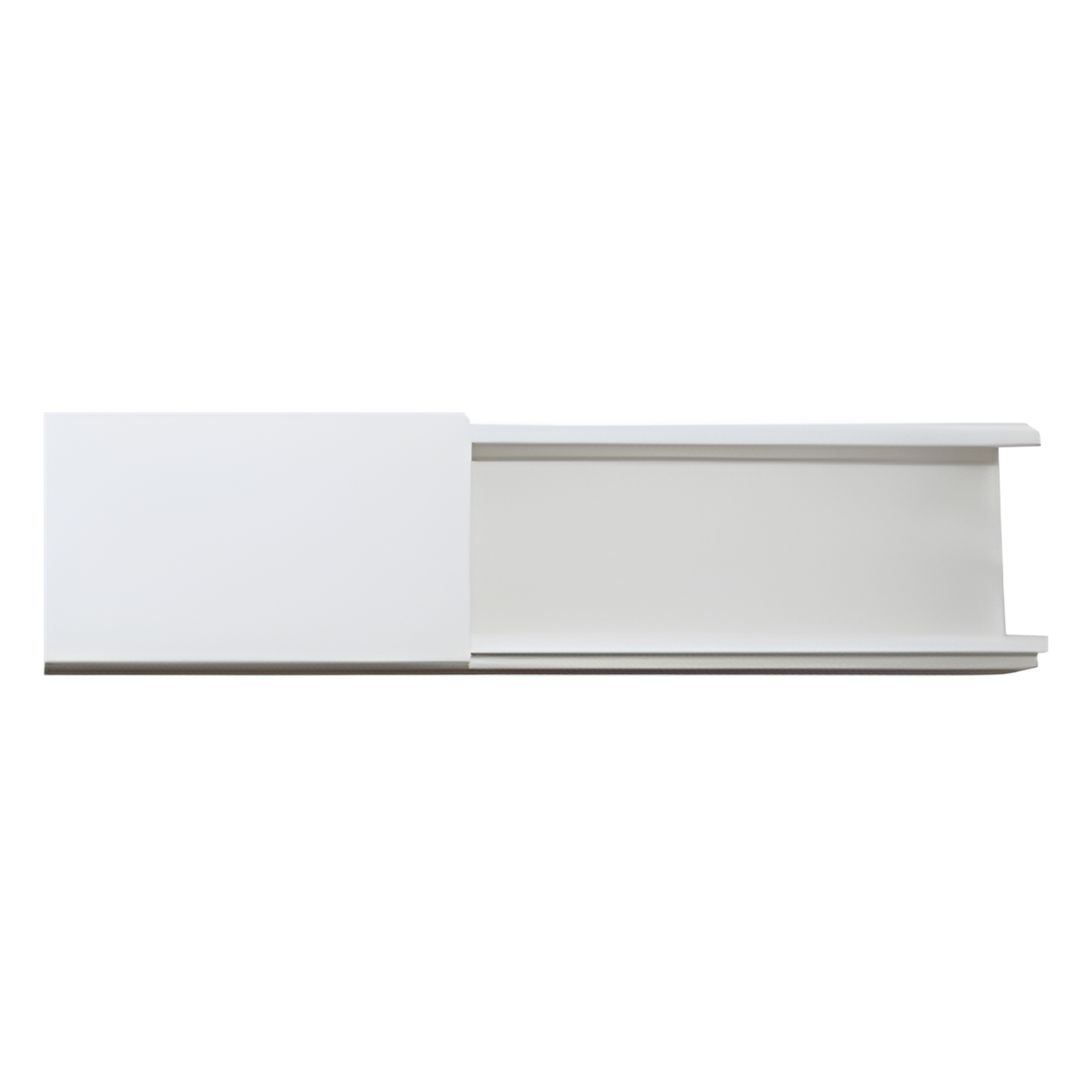 Canaleta en color blanco sin división, 35 x 17 tramo 2.5m (5301-01260) — THORSMAN · SKU TMK-1735-SD