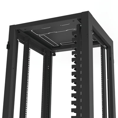 Gabinete para Telecomunicaciones Rack Estándar de 19", 42UR, 600 mm Ancho x 600 mm Profundidad. Fabricado en Acero, Se envía el Gabinete Armado.