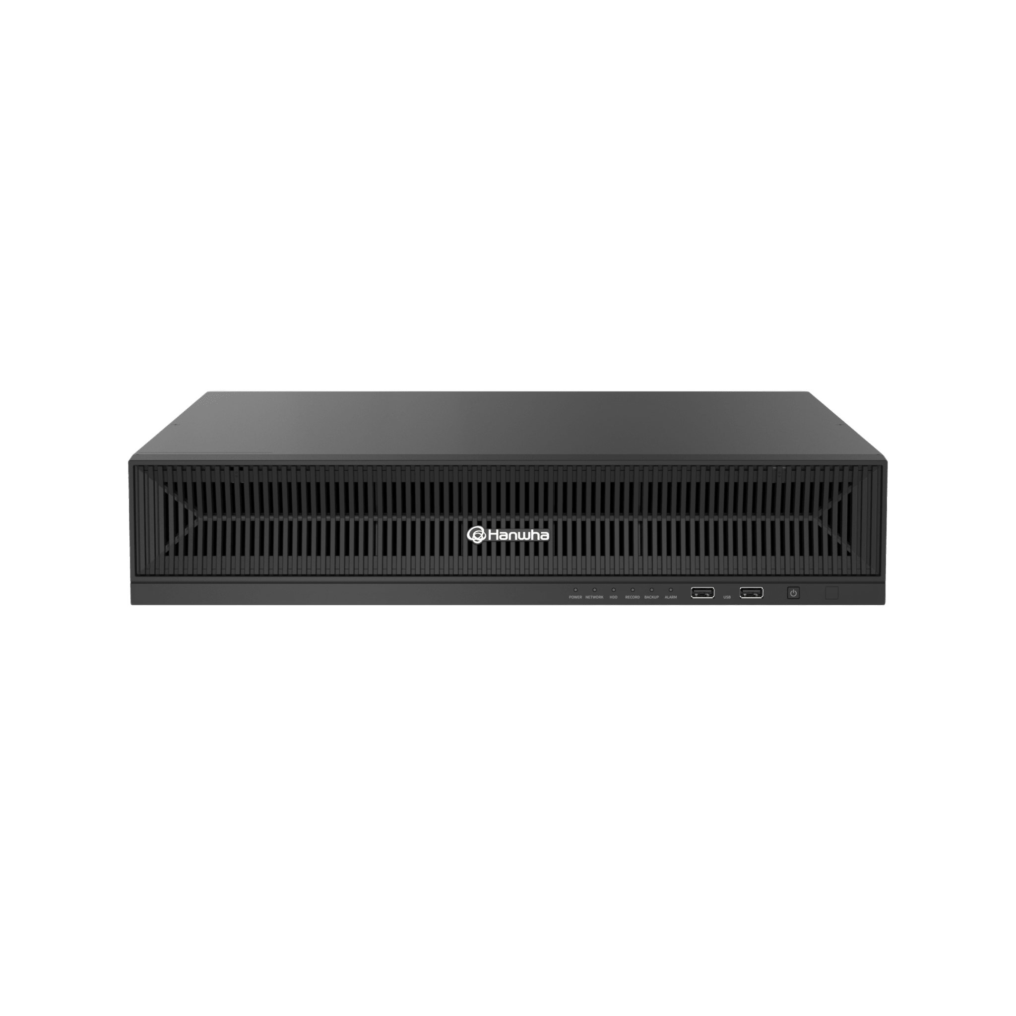 NVR de 64 canales / 8K / Hasta 8 Discos Duros / H.265 & Wisestream / Wisenet P2P — HANWHA VISION · SKU XRN-6420B2