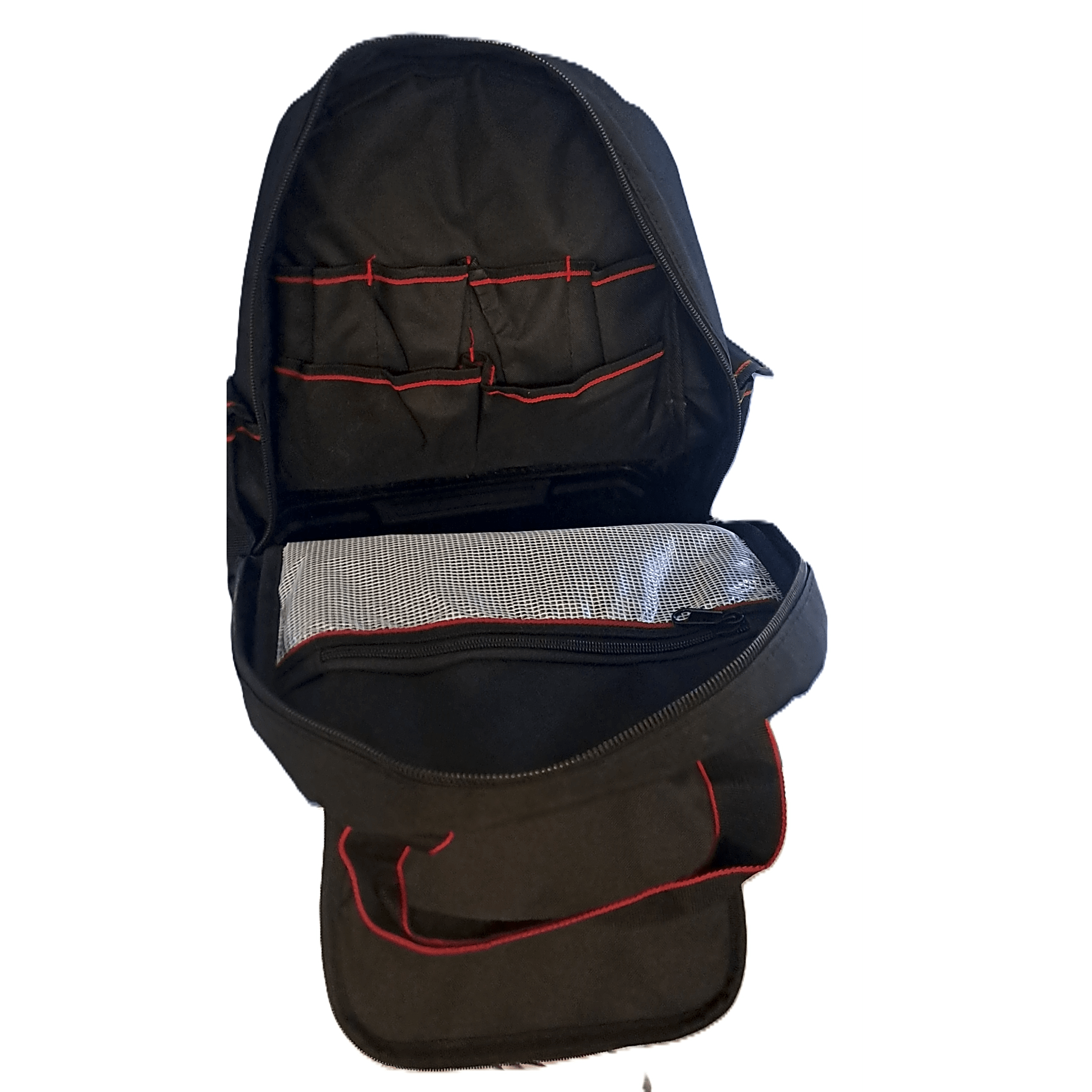 Mochila para Herramienta de 41x17.5x33 cm con 15 bolsillos.