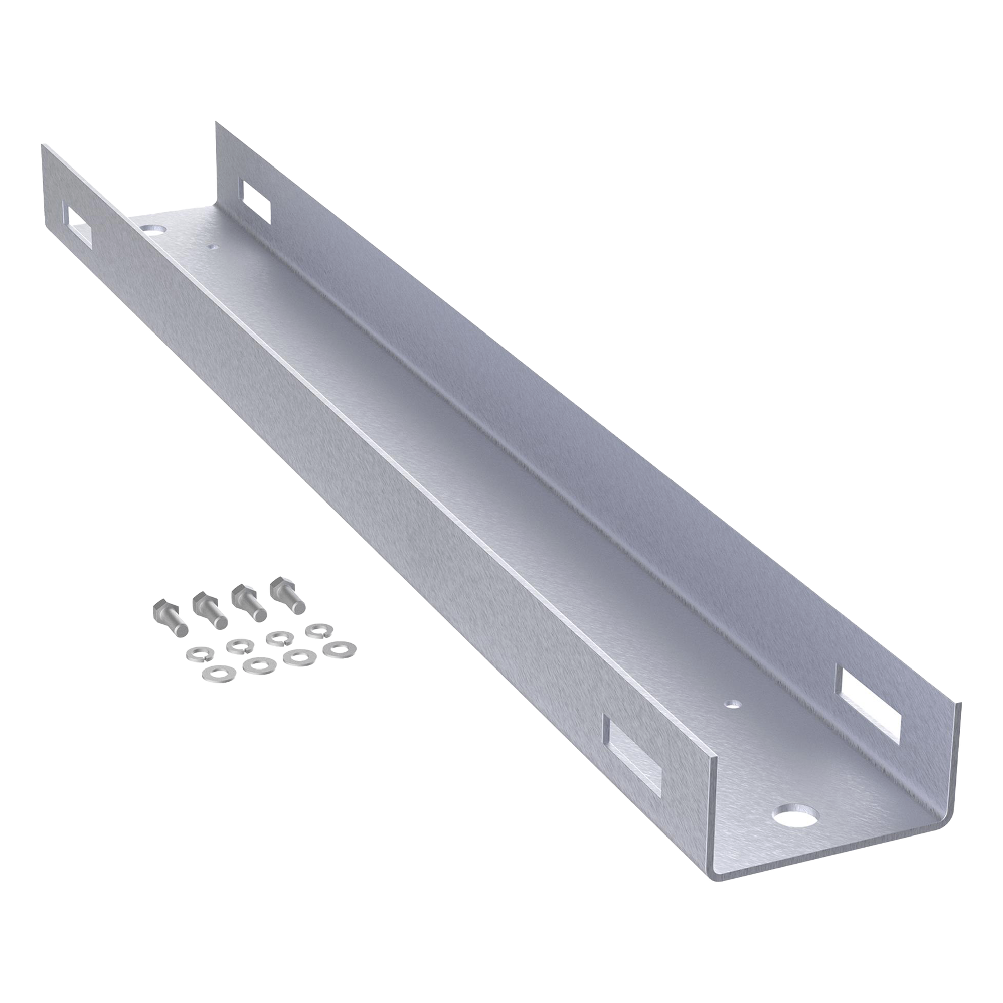 Montaje de Poste / 600 mm (1.97 ft) de Alto / 12 UR / Aluminio / Color Negro / 19 in Rack — HOFFMAN · SKU EPMC6