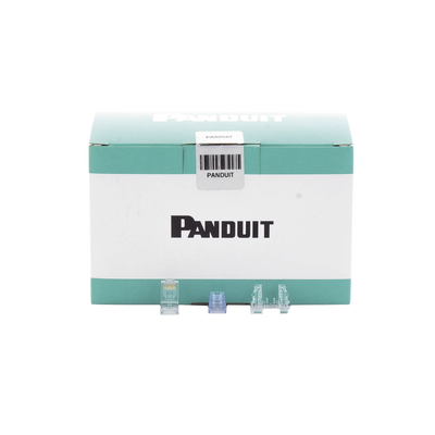 Plug RJ45 Cat6A, Para Cable UTP de Calibre 26 AWG, Chapado en Oro de 50 Micras, Paquete de 100 Piezas
