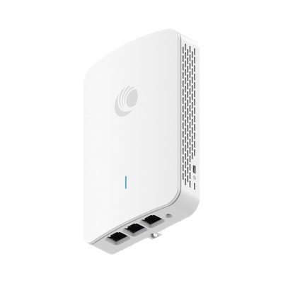 Punto de Acceso Empresarial Wi-Fi 6 / Con diseño para Pared / 3 Puertos Gigabit (1 con Salida PoE) / Doble banda en ( 2.4 y 5 GHz) / Hasta 2.5 Gbps / Gestión desde la Nube / Alimentación PoE af