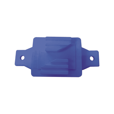 Aislador de Paso colo Azul reforzado para cercos eléctricos, resistente al clima extremoso