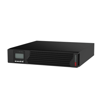UPS de 3000 VA / 2700 W / Online Doble Conversión / Entrada 120 Vca NEMA L5-30P / Onda Senoidal Pura / Tipo Torre o Rack / 8 Tomas NEMA 5-20R / Certificado UL  — HIKVISION · SKU DS-UPS03K72-R/TJS/X