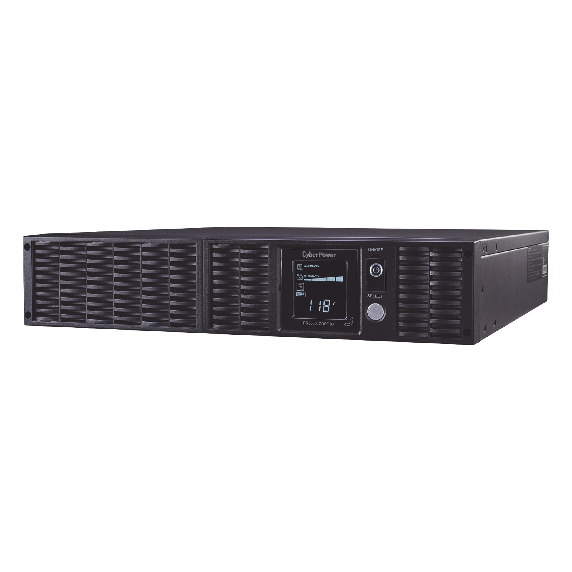UPS de 3000 VA/2700 W, Topología Línea Interactiva, Entrada 120 Vca NEMA L5-30P, Onda Senoidal Pura, Torre o Rack de 2 UR, Con 8 Tomas 5-20R y 1 L5-30R