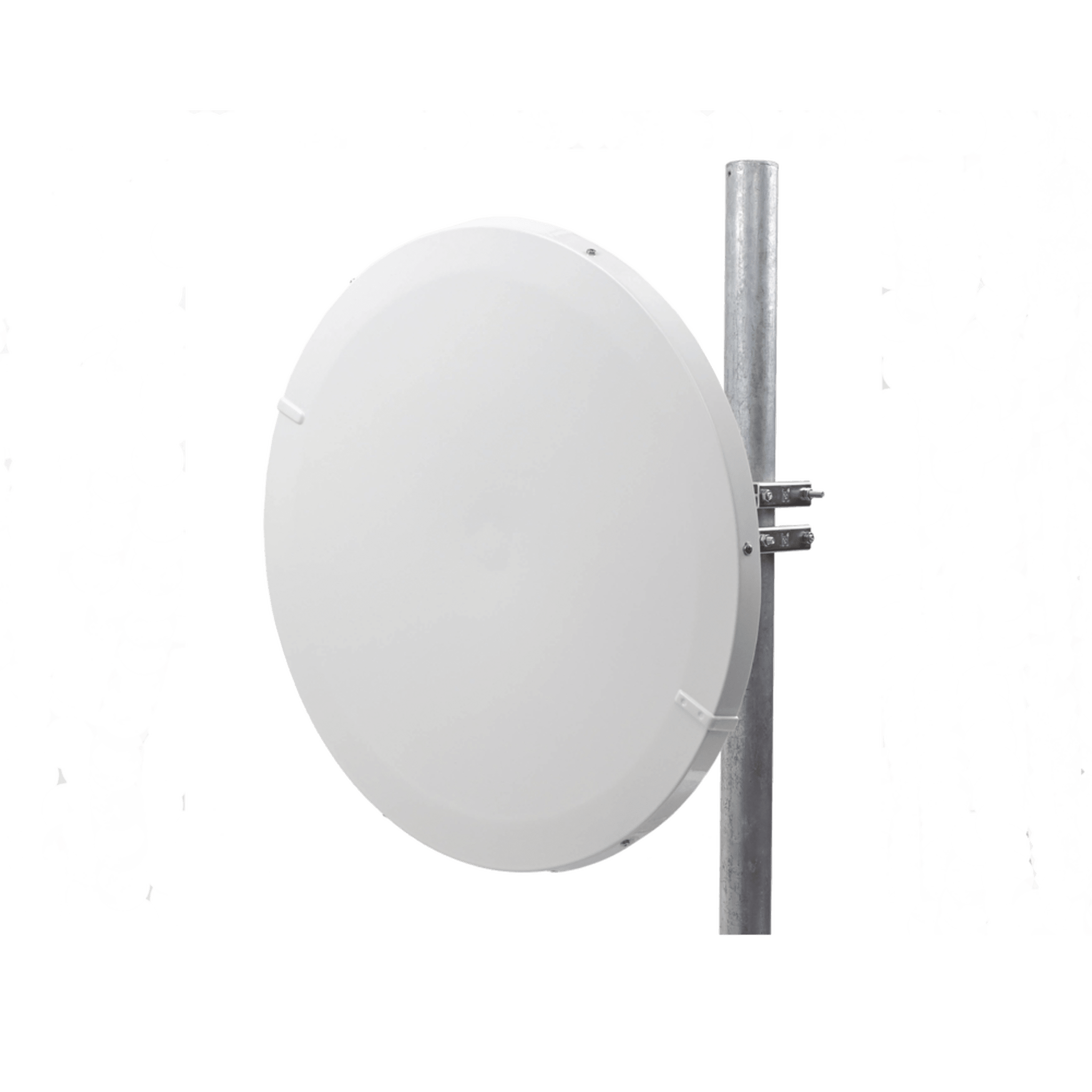 2 Antenas Direccionales de Alto Rendimiento/ Parábola profunda para mayor aislamiento al ruido / 29 ± 1 dBi / 4.9 - 6.4 GHz / Conectores N-Hembra / Fácil Montaje y Soporte de acero inoxidable / Radomo Incluido
