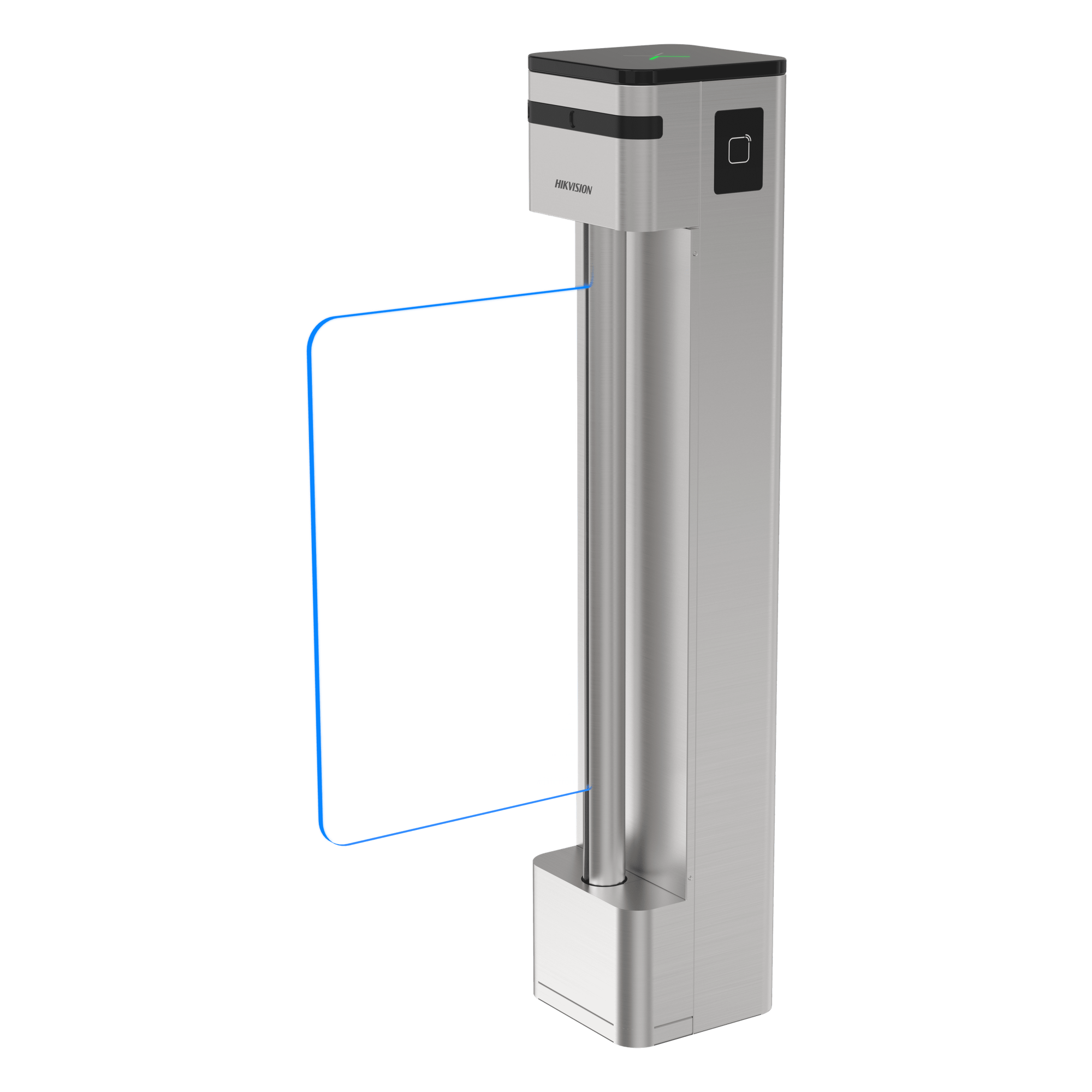Puerta de Cortesía / Motor Brushless / Sensores dToF / 500,000 Tarjetas / Aleta Acrílico 90 cm (35.4 in) / Acero Inoxidable SUS304 / IPX4 — HIKVISION · SKU DS-K6BC402X-RS/M-DP90
