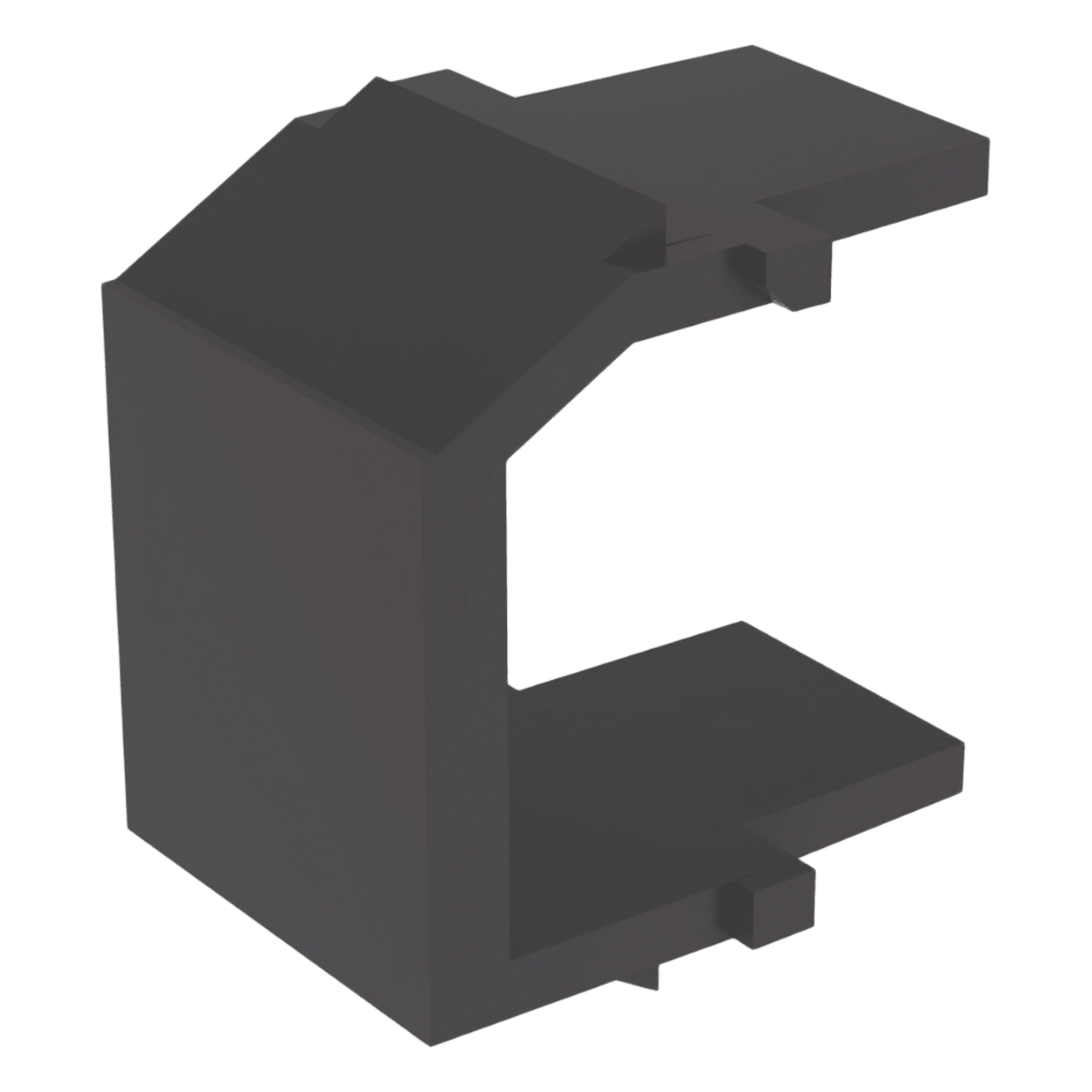 Módulo de Tapa Ciega / Tipo Keystone / Color Negro / 1 Espacio / Cumple RoHS — PANDUIT · SKU NKBMBL-X