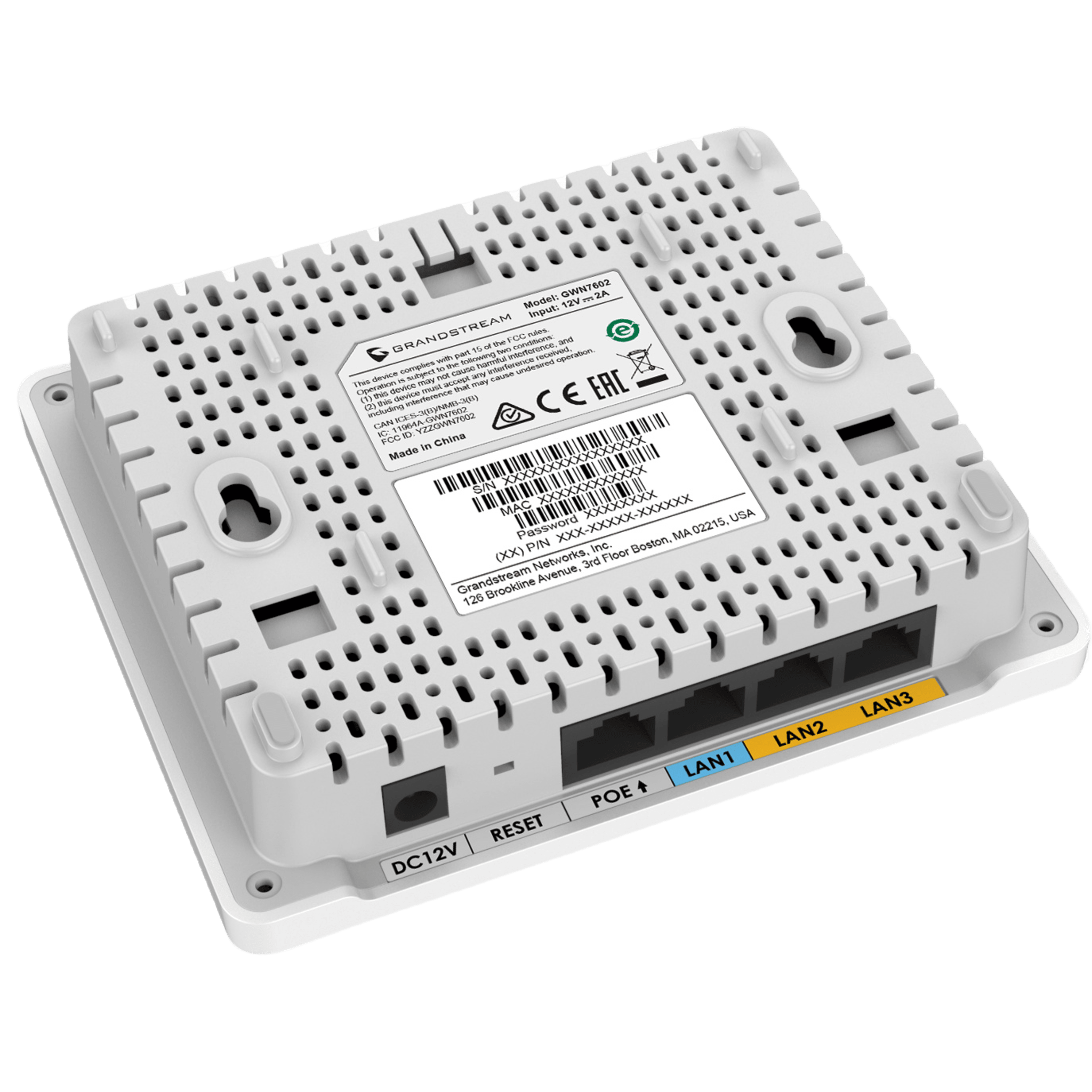 Punto de Acceso Wi-Fi 6 AX3000 / 3 Gbps / 4 Puertos Gigabit con PoE / MU-MIMO 2x2 (2.4GHz) y 3x3 (5GHz) / Hasta 256 Clientes Simultáneos / Cobertura de 100 mts / Gestión en la Nube GDMS