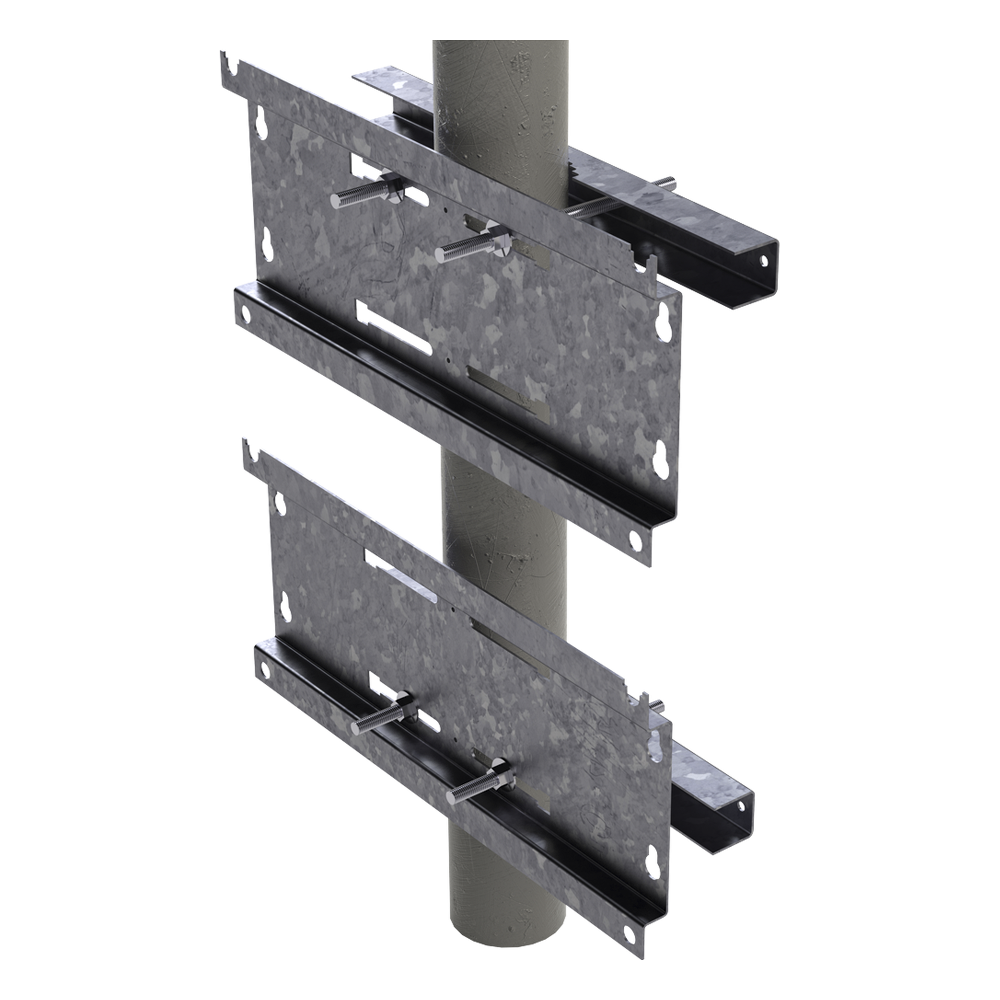 Herraje para Fijación a Pared, Torre o Poste compatible con LP-FORTE-16UR3 y LP-FORTE-24U-R3 — LINKEDPRO BY EPCOM · SKU LP-FORTE-16U-BRA-R2