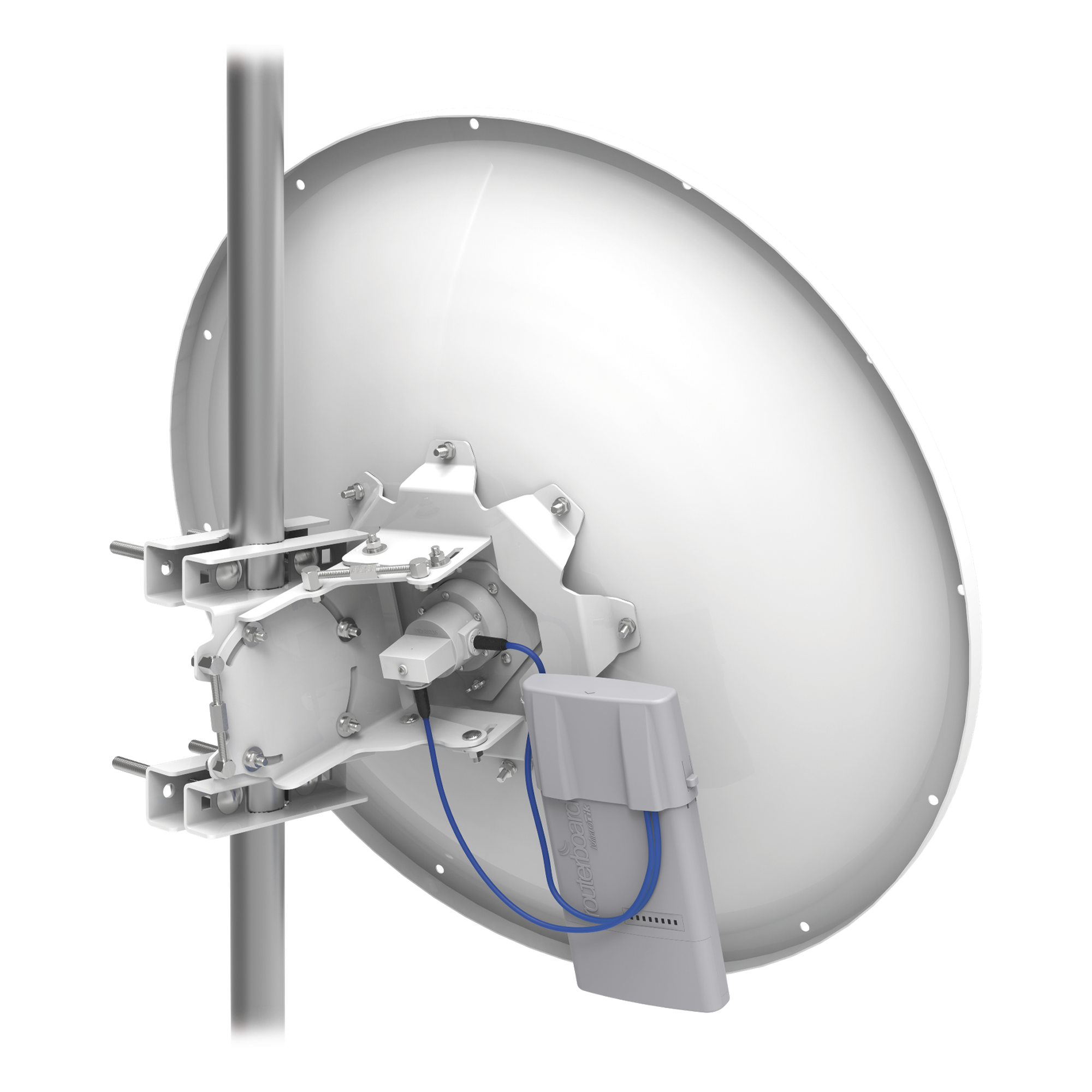 (mANT30 PA) Antena direccional 4.7 - 5.8 GHz, 30dBi de ganancia conector SMA Hembra. Con montaje de alineación de precisión