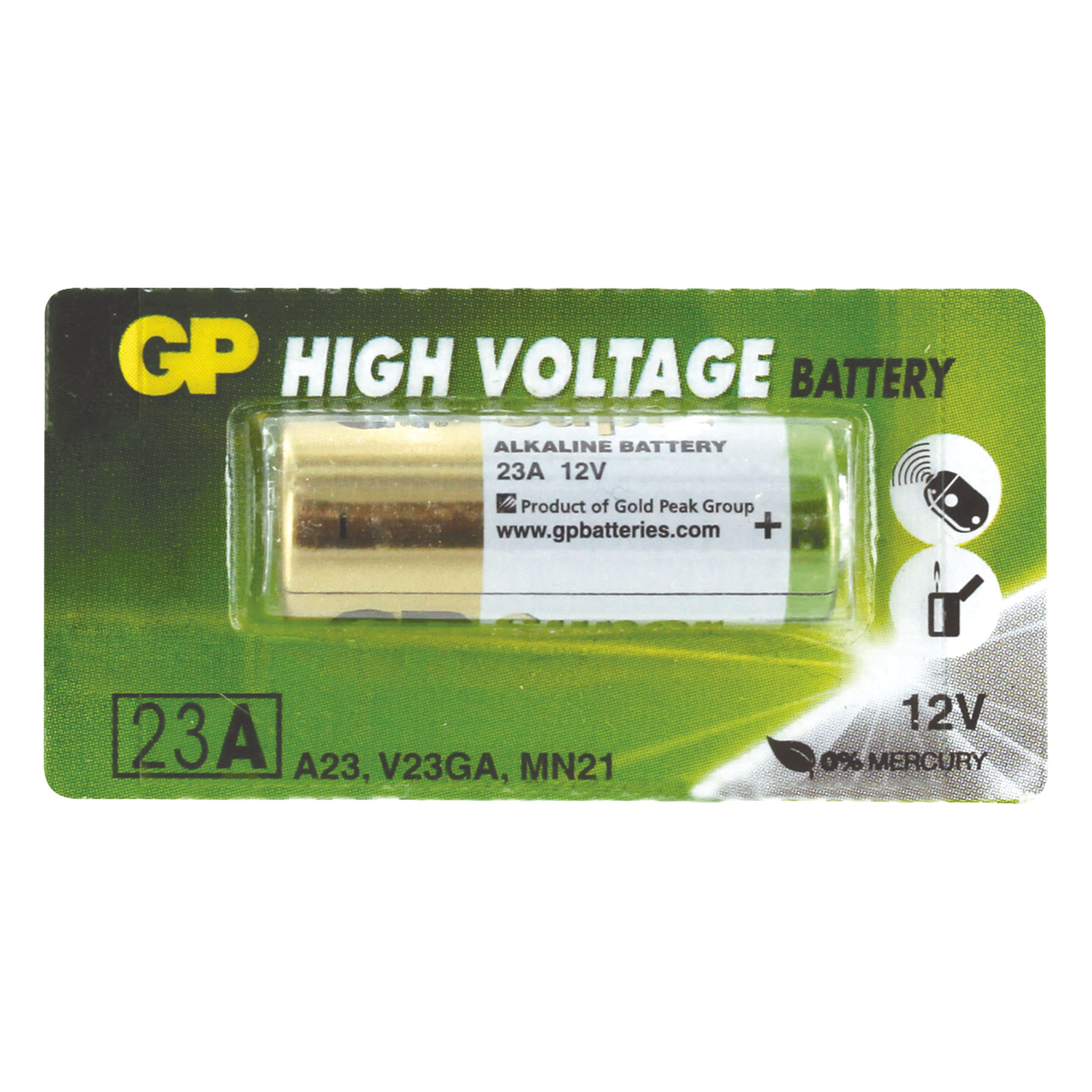 Batería Alcalina Gold Peak 12 V @ 23 Ah ( No recargable ) — SYSCOM PARTS · SKU GOLDPEAKA23