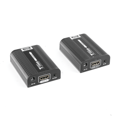 Kit Extensor HDMI para distancias de 30 metros / Resolución 4K x 2K@ 30 Hz/ Cat 6, 6a y 7 / HDCP2.2 / HDMI 2.0 / Soporta PCM, HDbitT / Soporta control remoto del equipo fuente.