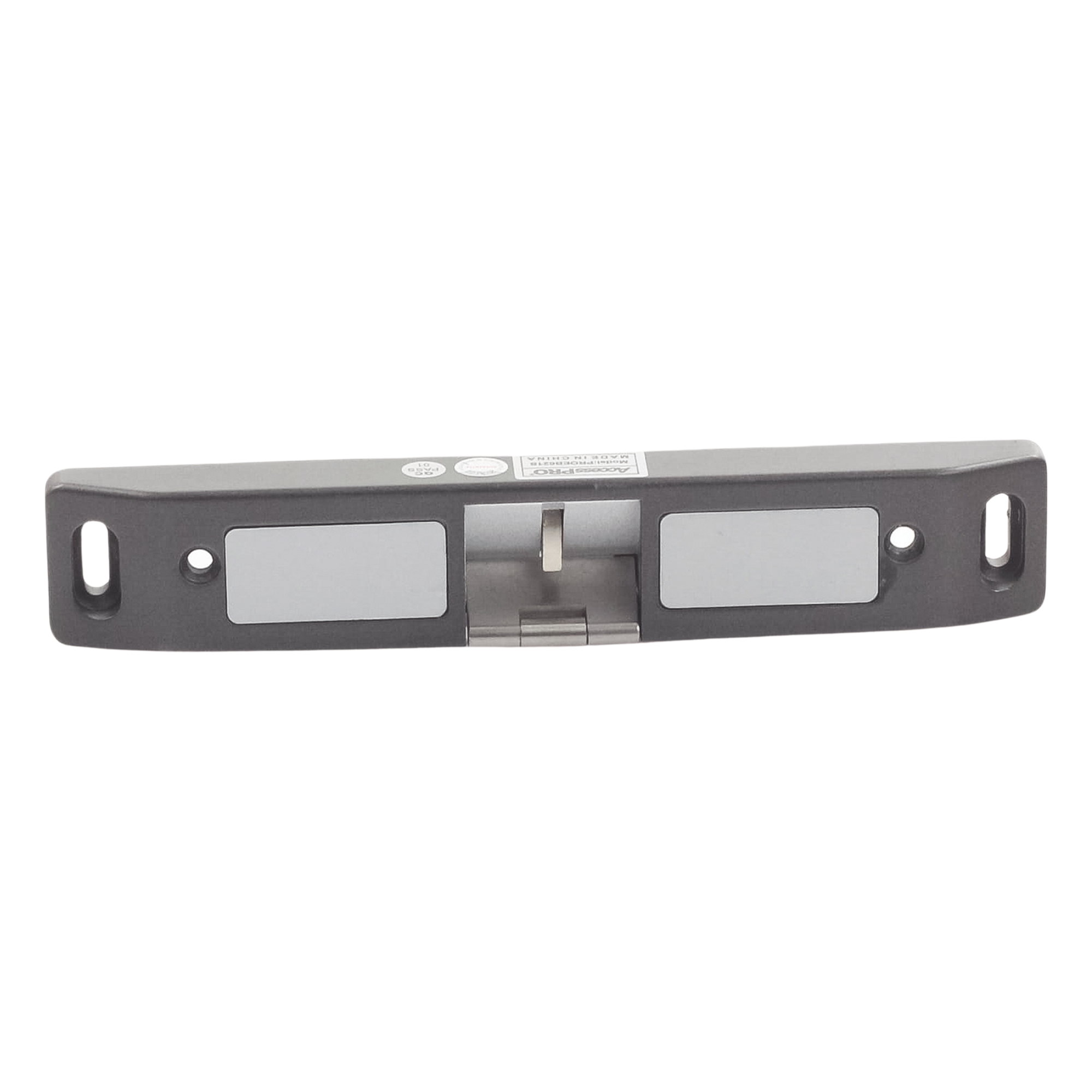 Contrachapa Eléctrica Cerrada o Abierta en Caso de Falla ( Fail Secure)/ Uso en puertas de emergencia con barra de salida. — ACCESSPRO · SKU PROEB621S