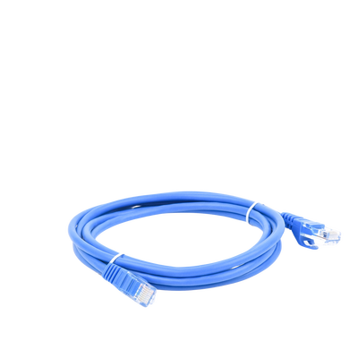 Cable de Parcheo UTP Cat5e - 2 Metros (6.56 Pies) - Azul