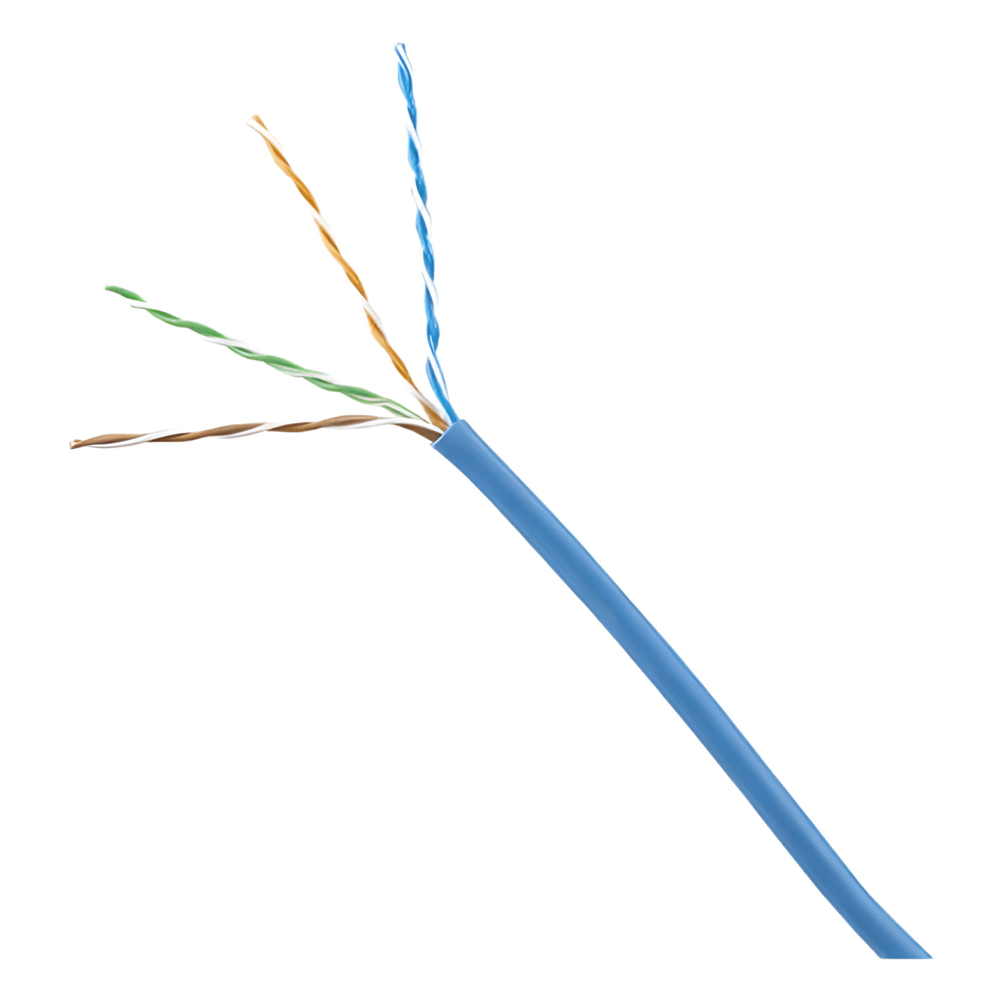 Bobina de Cable UTP 305 Metros (1000 Pies) de Cobre, Azul, Categoría 6 (24 AWG), 1000Mbps, LSZH (Bajo Humo, Cero Halógenos), de 4 Pares — PANDUIT · SKU NUL6C04BU-ME