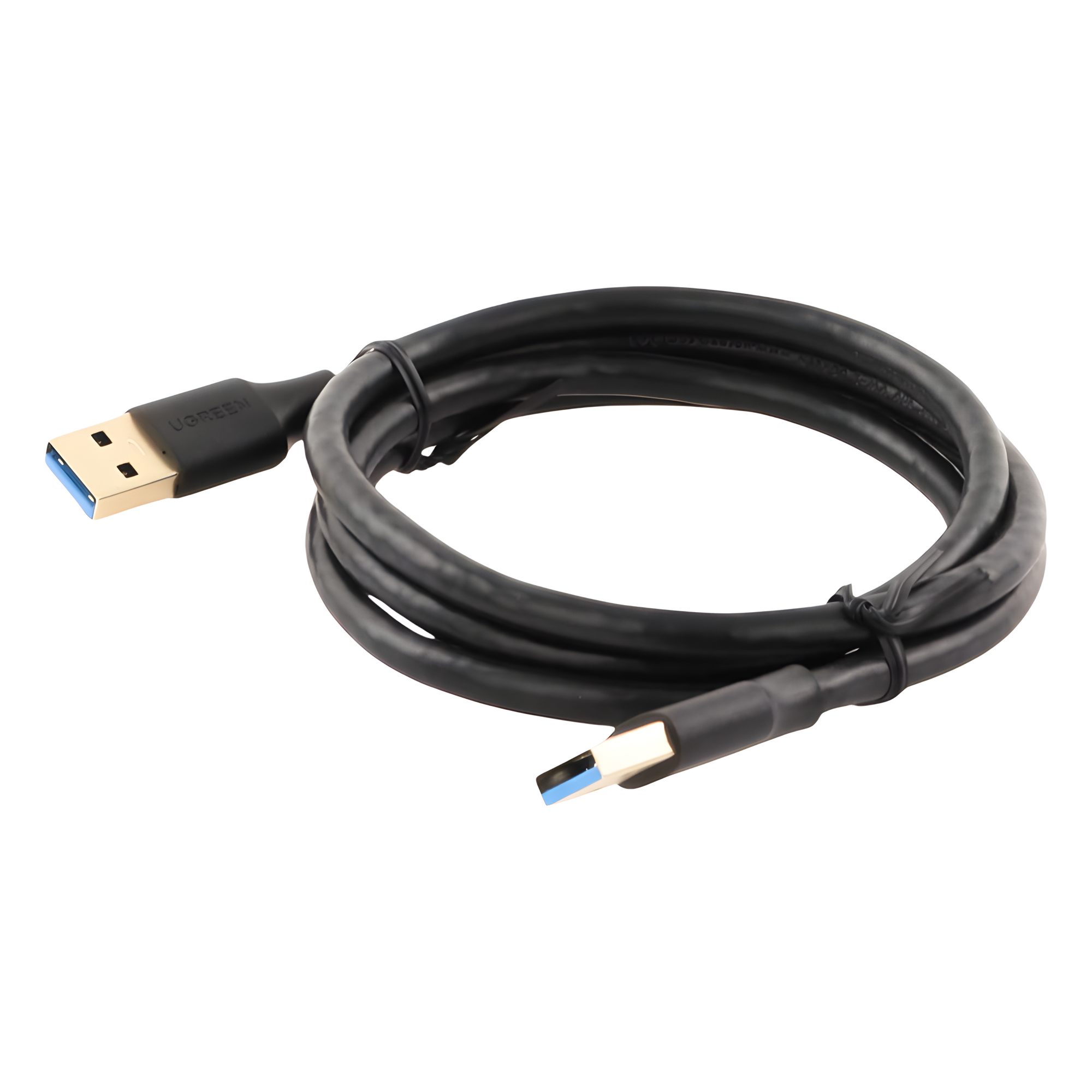 Cable USB-A 3.0 a USB-A 3.0 / 1 Metro / Macho a Macho / Conector Niquelado / Núcleo de Cobre Estañado / Blindaje Múltiple / Velocidad 5Gbps / No Requiere Controlador / Compatible con USB2.0 Y USB 1.1