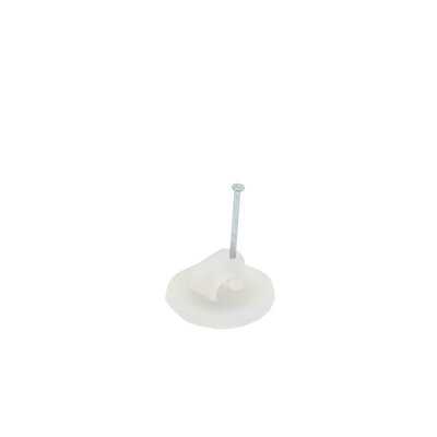 Grapa para cable plano de 4mm color transparente (100pzs) (3208-00100) 