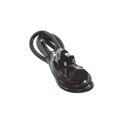 Cable de Alimentación Eléctrica para 120-240 Vca / 1. 5 Metros de Distancia — EPCOM POWERLINE · SKU AC-CORD-1.5M