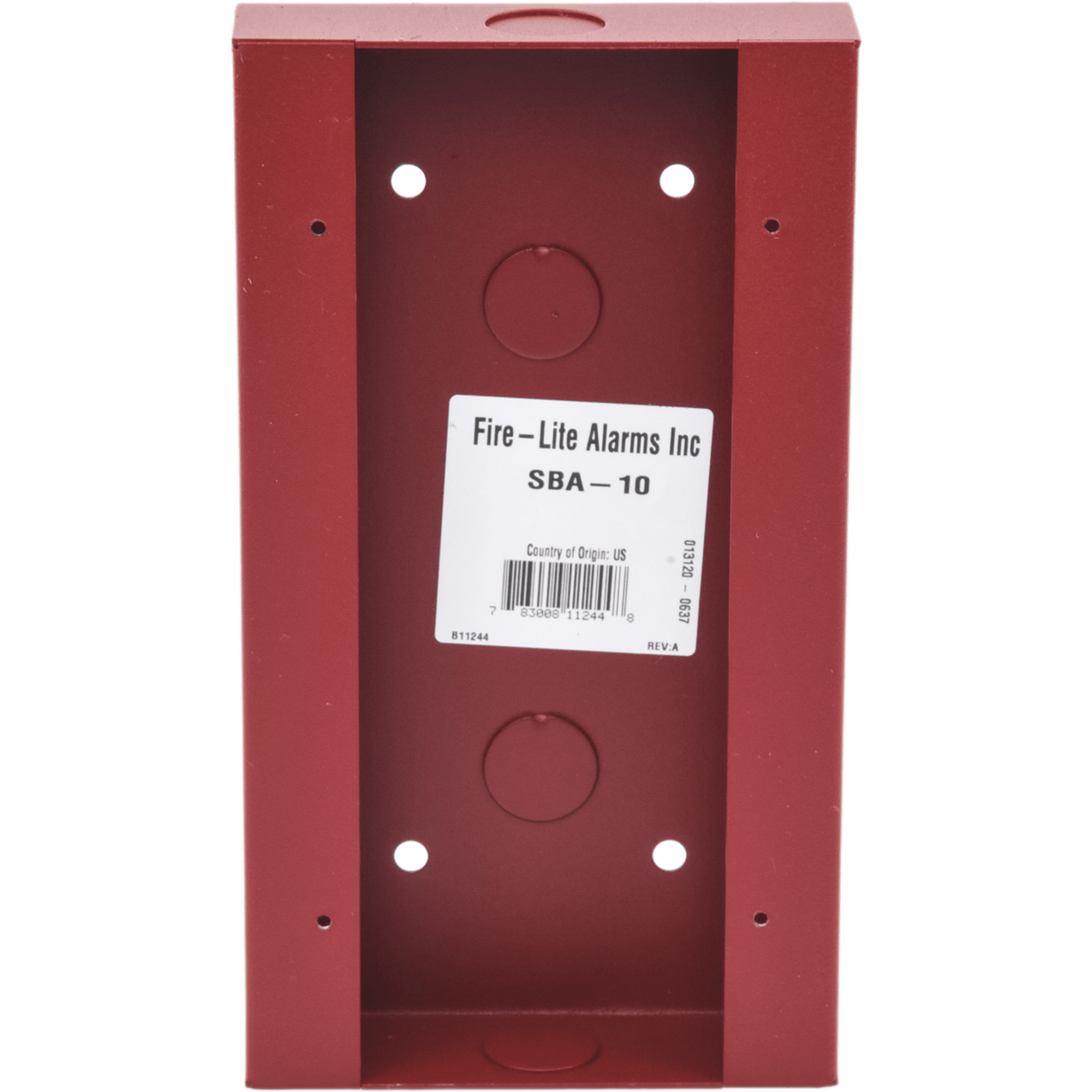 Caja de Montaje para Estación de Emergencia BG-12LRA y NBG-12LRA