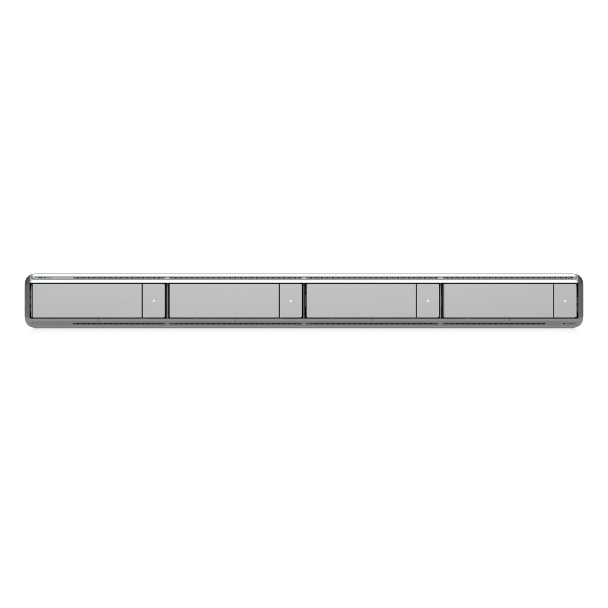 NVR Rack 1U / 4 Bahías Hot-Swap / 10G SFP+ y 2.5GbE / 30 Cámaras 4K / Edge-AI / HDMI Viewport