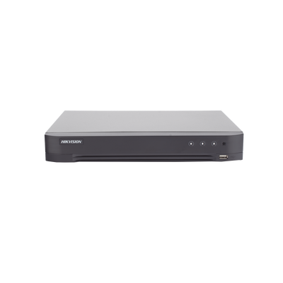 DVR 8 Canales TURBOHD + 4 Canales IP / 5 Megapixel Lite - 3K Lite / Audio de Dos Vías por Coaxitron / Reconocimiento Facial / ACUSENSE (Evita falsas alarmas) / 1 Bahía de Disco Duro / Salida de Video en Full HD