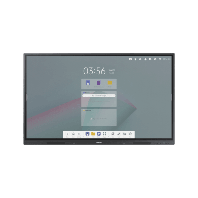 Pantalla tactil interactiva 75" Android 14 certificado con EDLA / Touch tipo IR / UHD / 400 nits / HDMI / USB / WIFI / RJ45 / Compatible con montajes VESA 800 x 400
