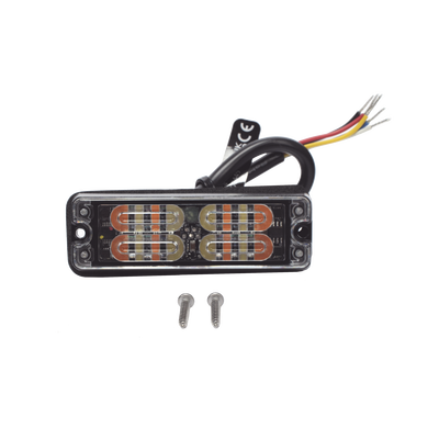 LUZ AUXILIAR CON 16 LEDS COLOR AMBAR / CLARO
