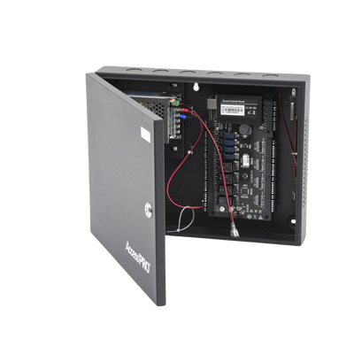 Panel de Control de Acceso 4 Puertas / 30,000 Tarjetas / TCP/IP RS485 / Gabinete y Fuente 12VCC 3A / Software ZKAccess 3.5
