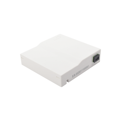 Caja Terminal de Fibra Óptica (Roseta) con un Acoplador SC/APC, Color Blanco