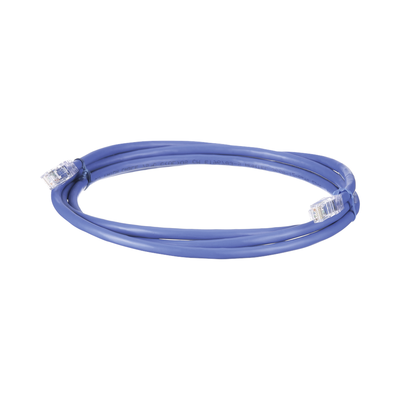 Cable de Parcheo UTP, Cat6A, 24 AWG, CM, Color Azul, 1.52 Metros (5 Pies)
