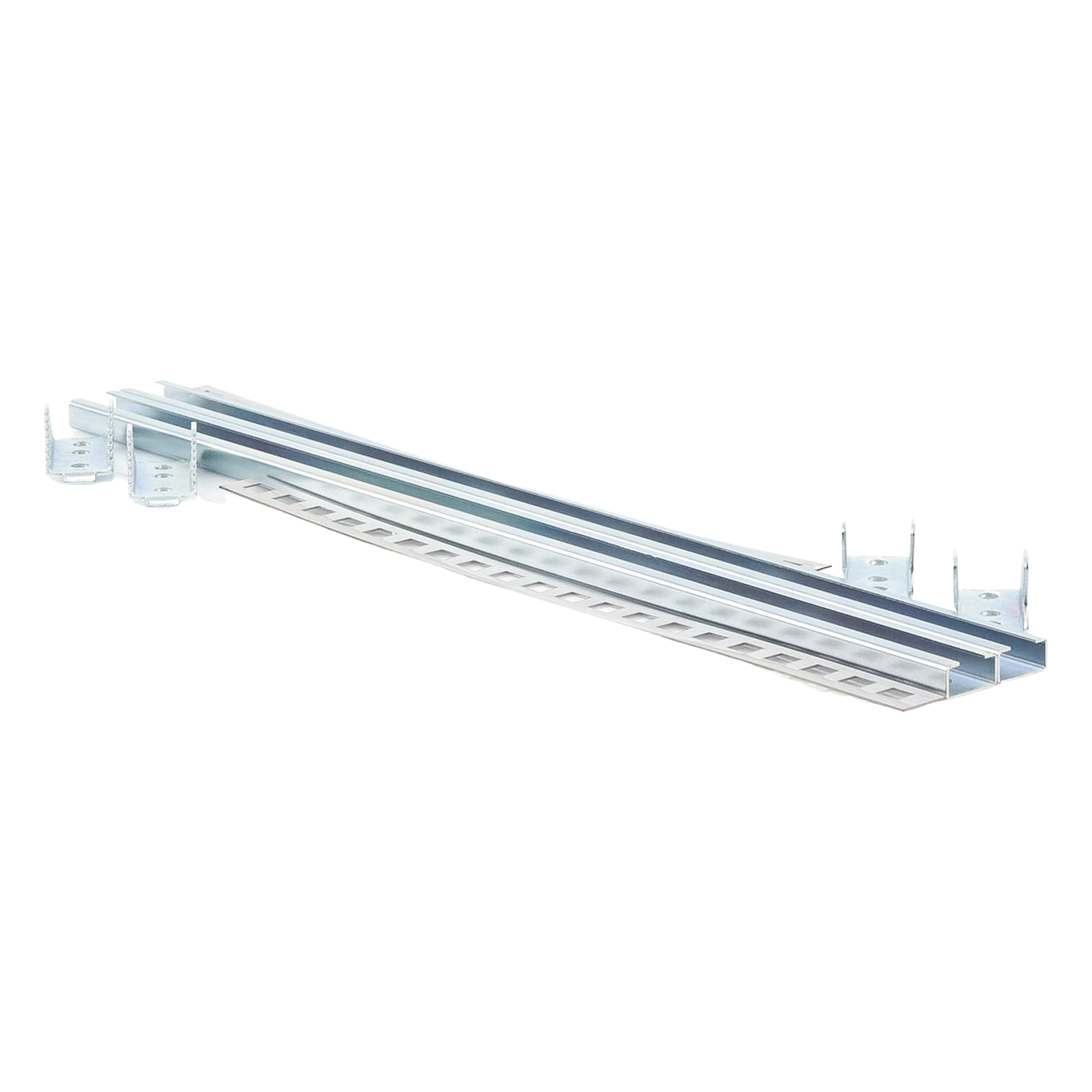 Herrajes de Fijación para Gabinete / Acero Galvanizado / Sujeción 600 mm / Poste hasta 152.4 mm (6') / Ancho Gabinete 600 mm