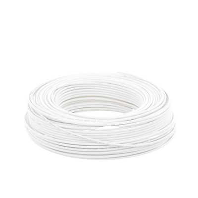 Bobina de 100 Metros (328.08 Pies) / Cable de CCA / 4 x 22 AWG / Tipo Aluminio Revestido de Cobre / Aplicaciones en Alarmas de Intrusión / Automatización