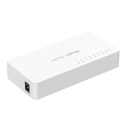 Switch no administrable, Visible en la Topología de la Nube, con 8 puertos 10/100 Mbps