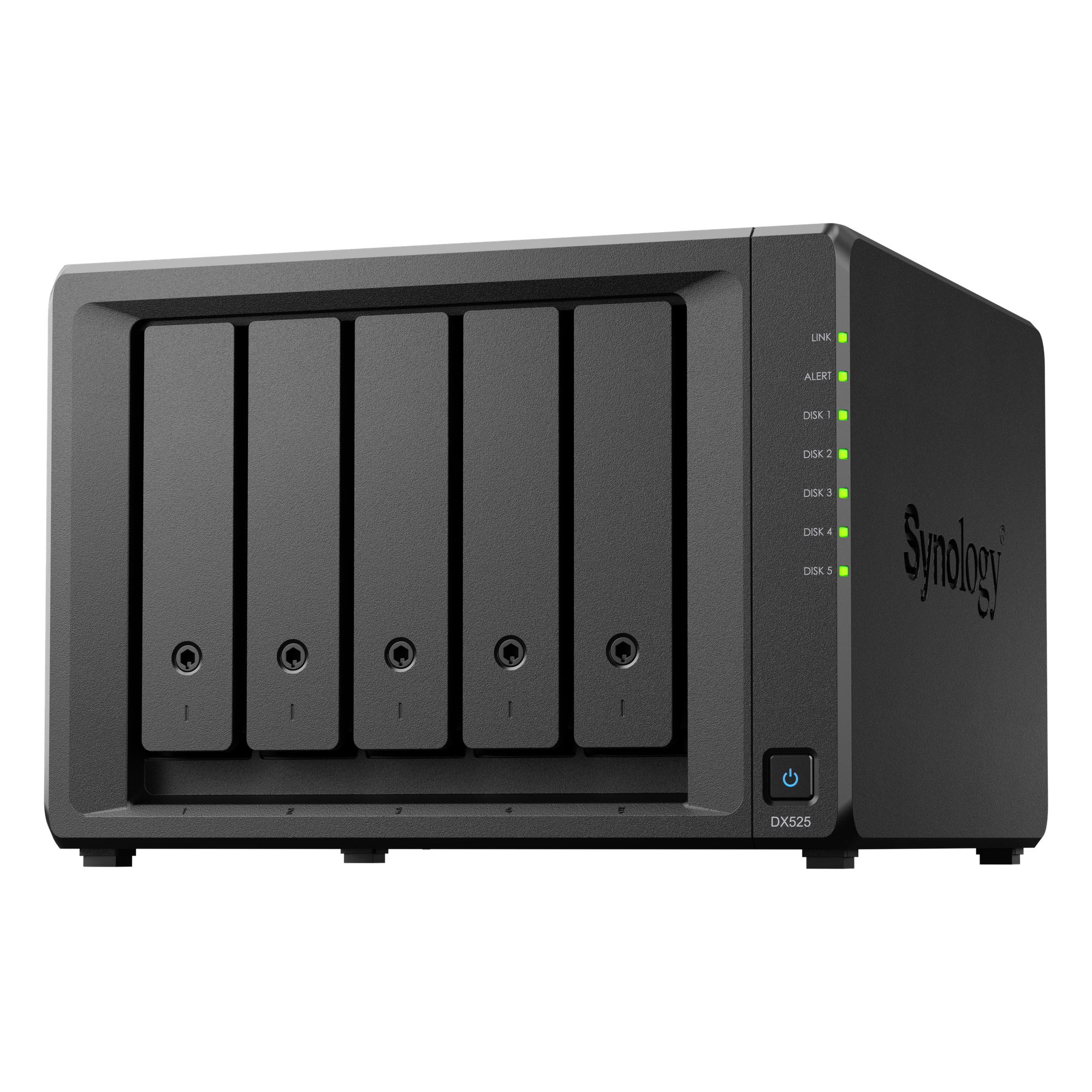 Unidad de Expansión DX525 | 5 Bahías para Unidades 3.5" y 2.5" | Intercambio en Caliente | Compatible con Synology DiskStation. — SYNOLOGY · SKU DX525
