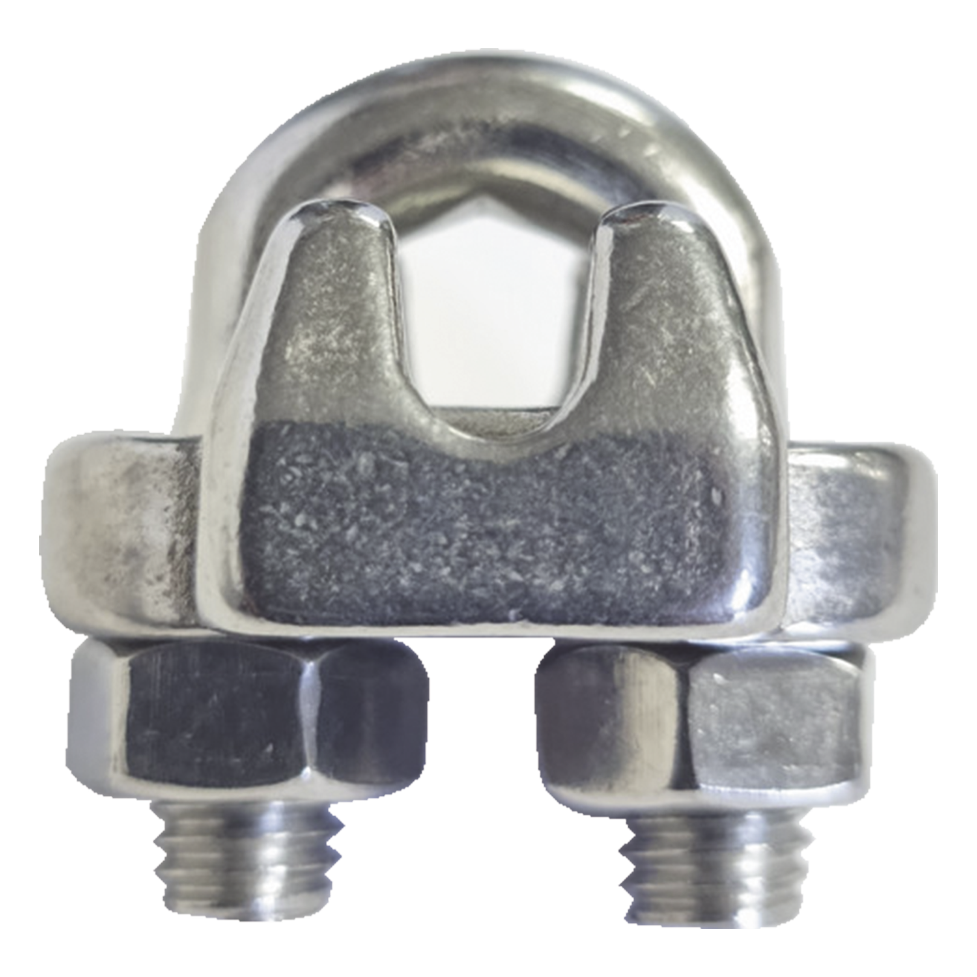 Nudo/ Perro/ Abrazadera Acero Forjado para Cable de 1/8", Acero Inoxidable. — SYSCOM TOWERS · SKU NUDO-18-FJSS