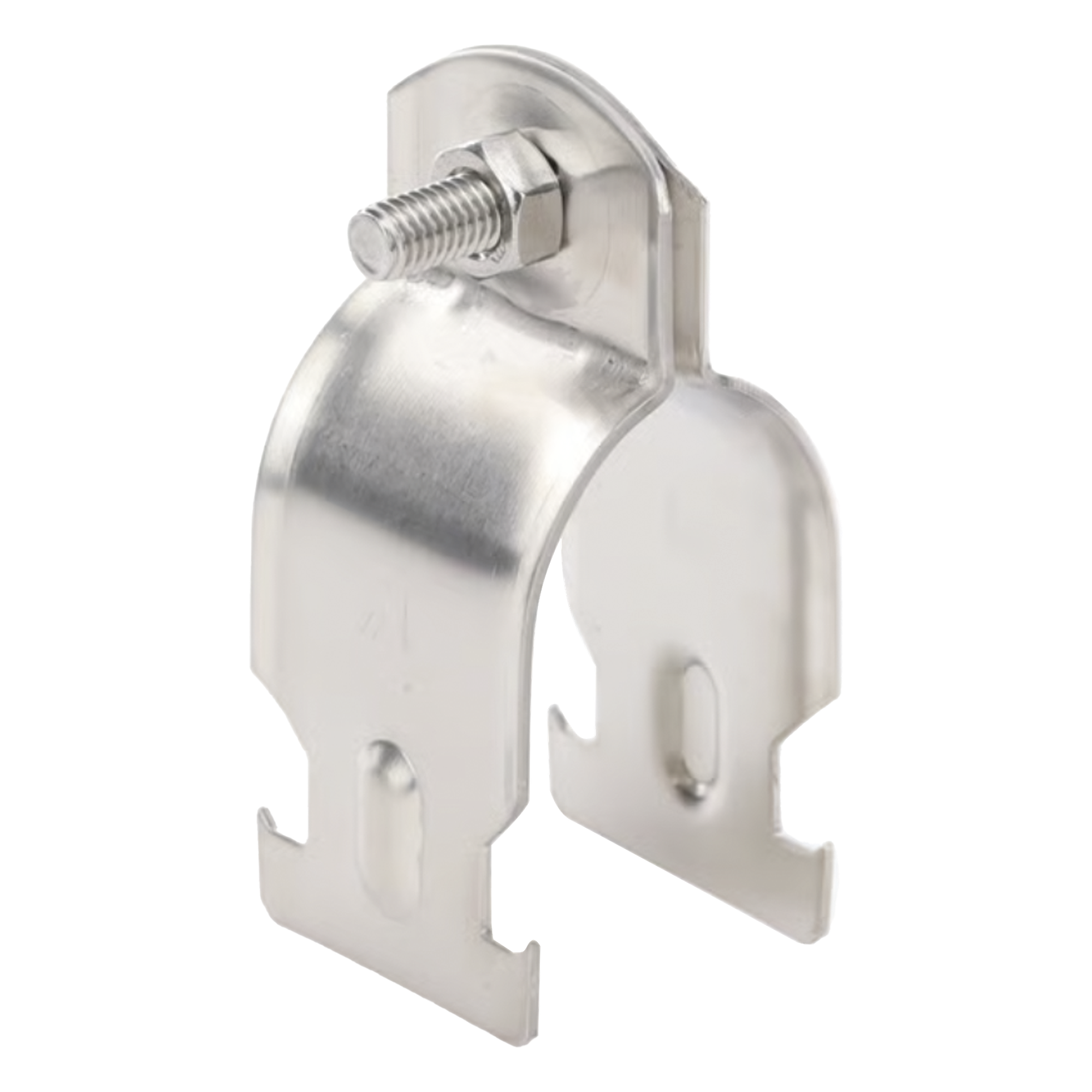 Abrazadera de Acero Inoxidable de 1" Para Unicanal Tipo Strut — SYSCOM TOWERS · SKU STRUT-STRAP1