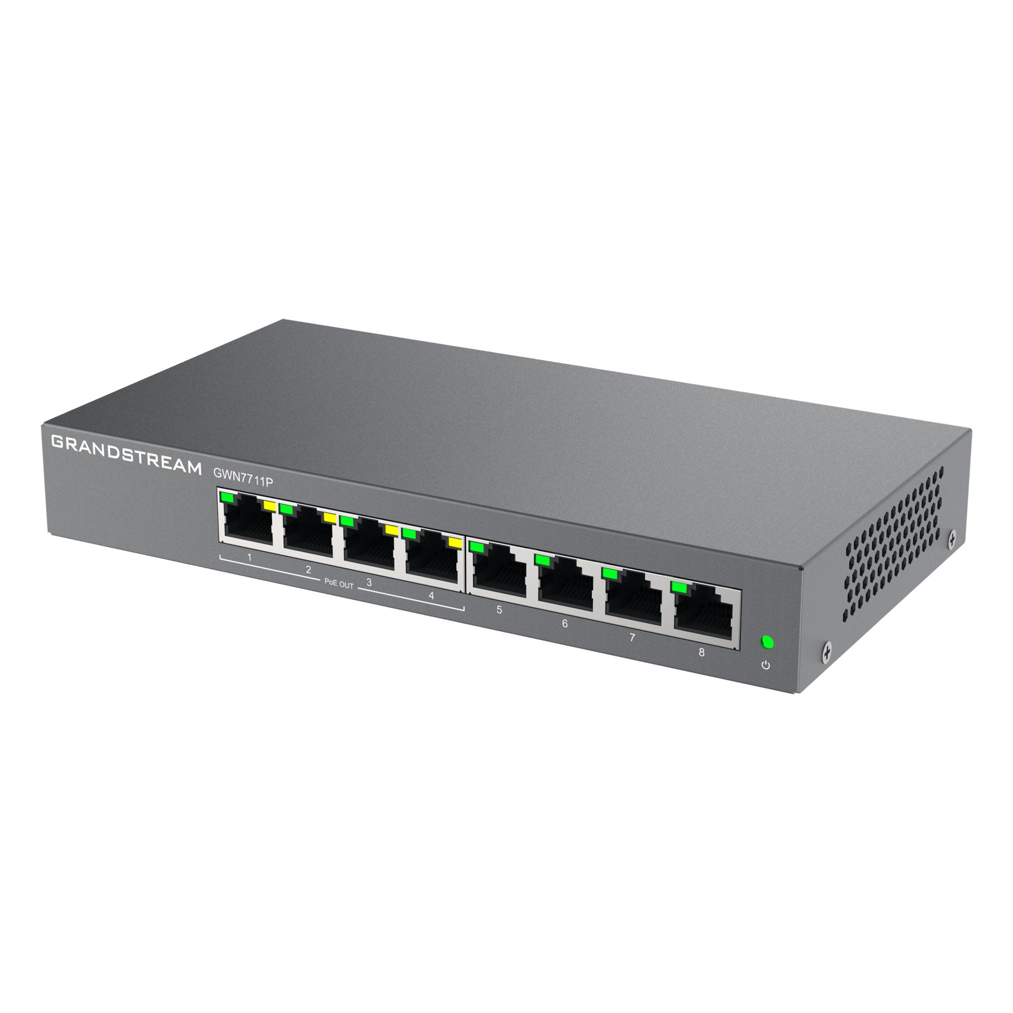 Switch Administrable Capa 2 Lite / 8 Puertos Gigabit / 4 Puertos PoE+ / 32 VLAN / QoS / GDMS Cloud / Montaje Pared y Escritorio