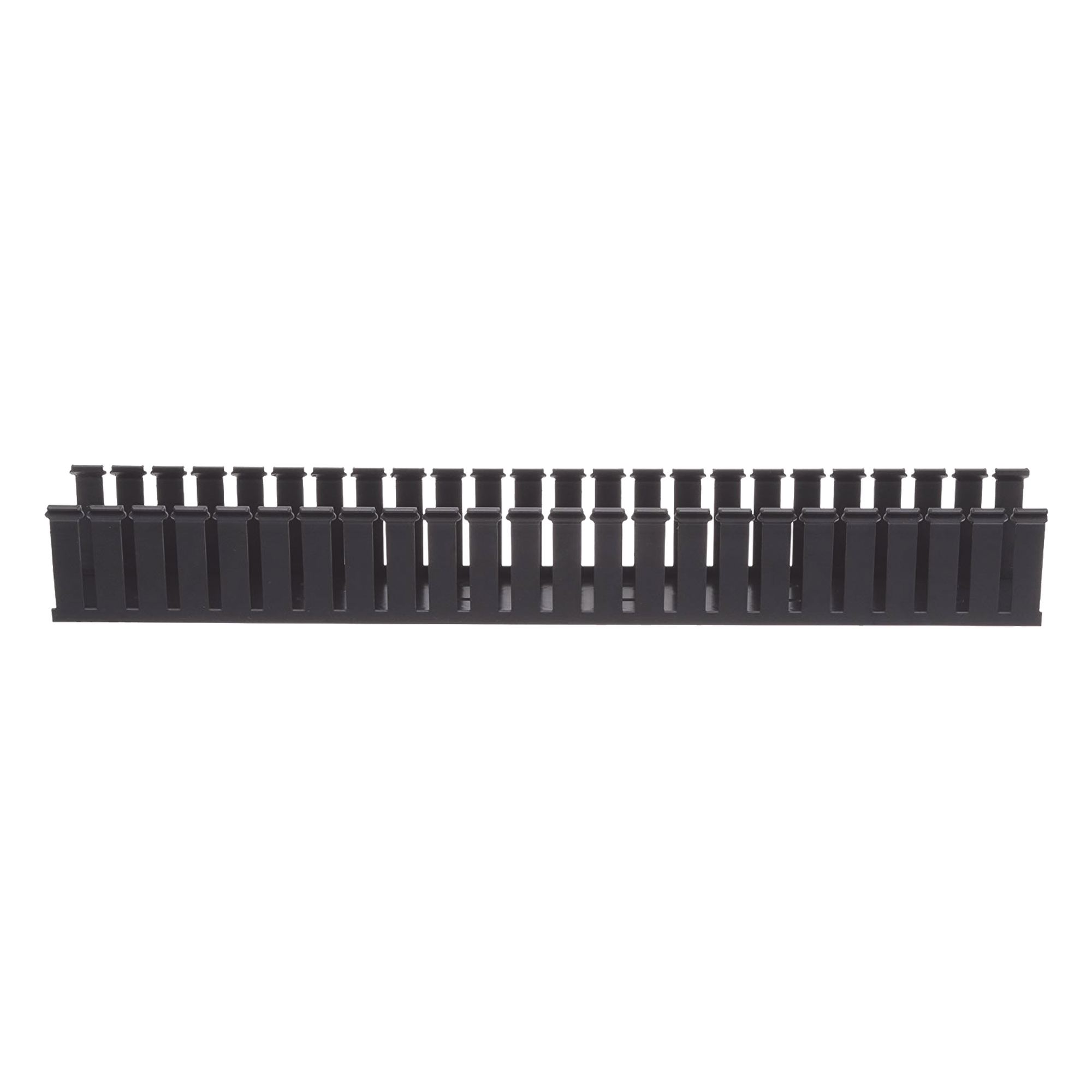 Canaleta Ranurada de PVC sin Tapa, Tipo G, 32 mm de Ancho, 53.8 mm de Alto y 1828.8 mm de Largo, Color Negro — PANDUIT · SKU G1X2BL6