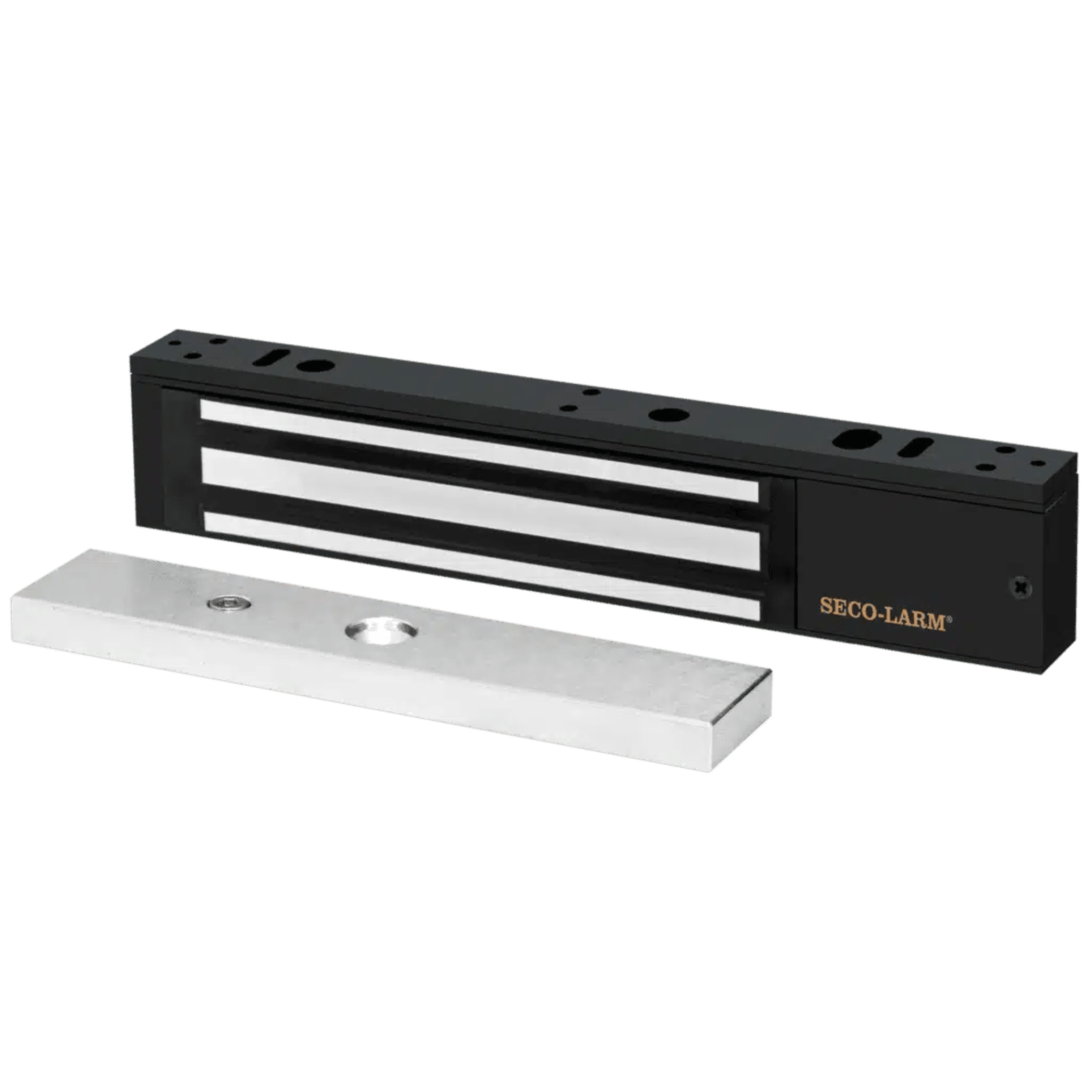 Chapa Magnética 600 Lbs / Led de Estatus / Color Negro / Libre de Magnetismo Residual / Sensor de Adherencia / Diseño Elegante