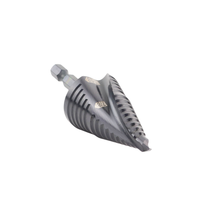 Broca Escalonada 12 en 1, de Liberación Rápida, Acanaladura en Espiral, produce Agujeros de 2-3 cm e Intermedios. 10x más Durable
