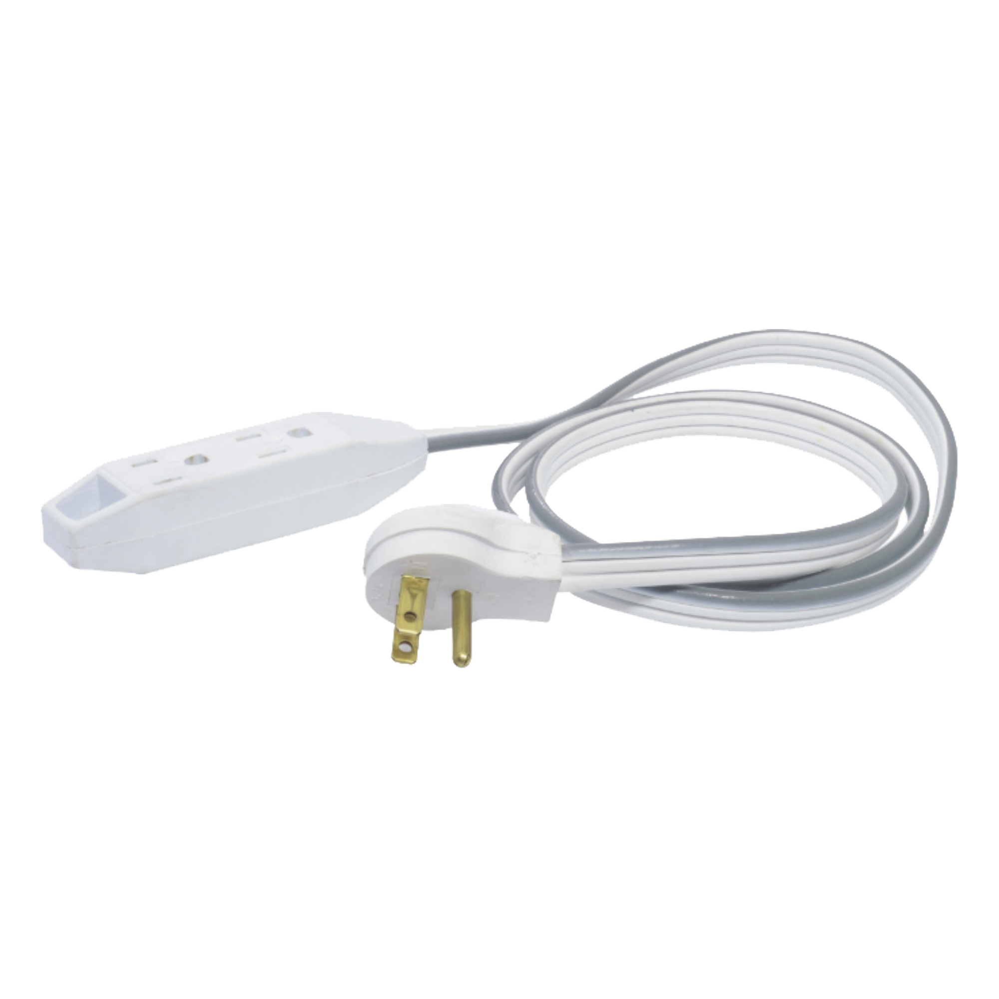 Extension electrica plana de 1 metro con clavija aterrizada. — SURTEK · SKU SYS-136051