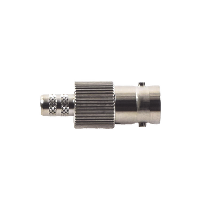 Conector BNC Hembra de Anillo para Cables RG-8/X, LMR-240, 9258, Níquel/ Oro/ Delrin.