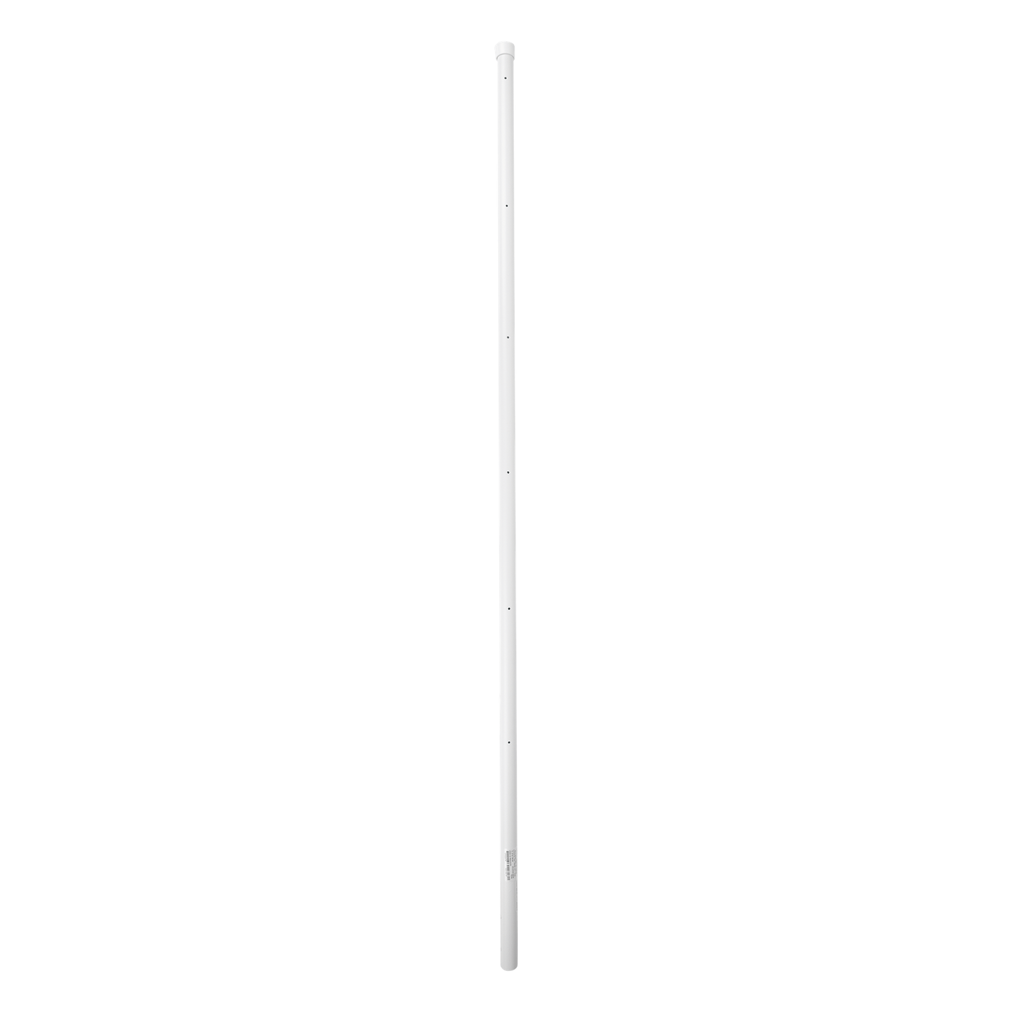 Poste de Esquina para Cerca Electrificada. Tubo Galva. de 1.4 m, cal. 18 de 1" Diam. + Pintura Blanca. Ideal para 6 Aisladores — EPCOM INDUSTRIAL · SKU SYS-POST-ESQ-6W