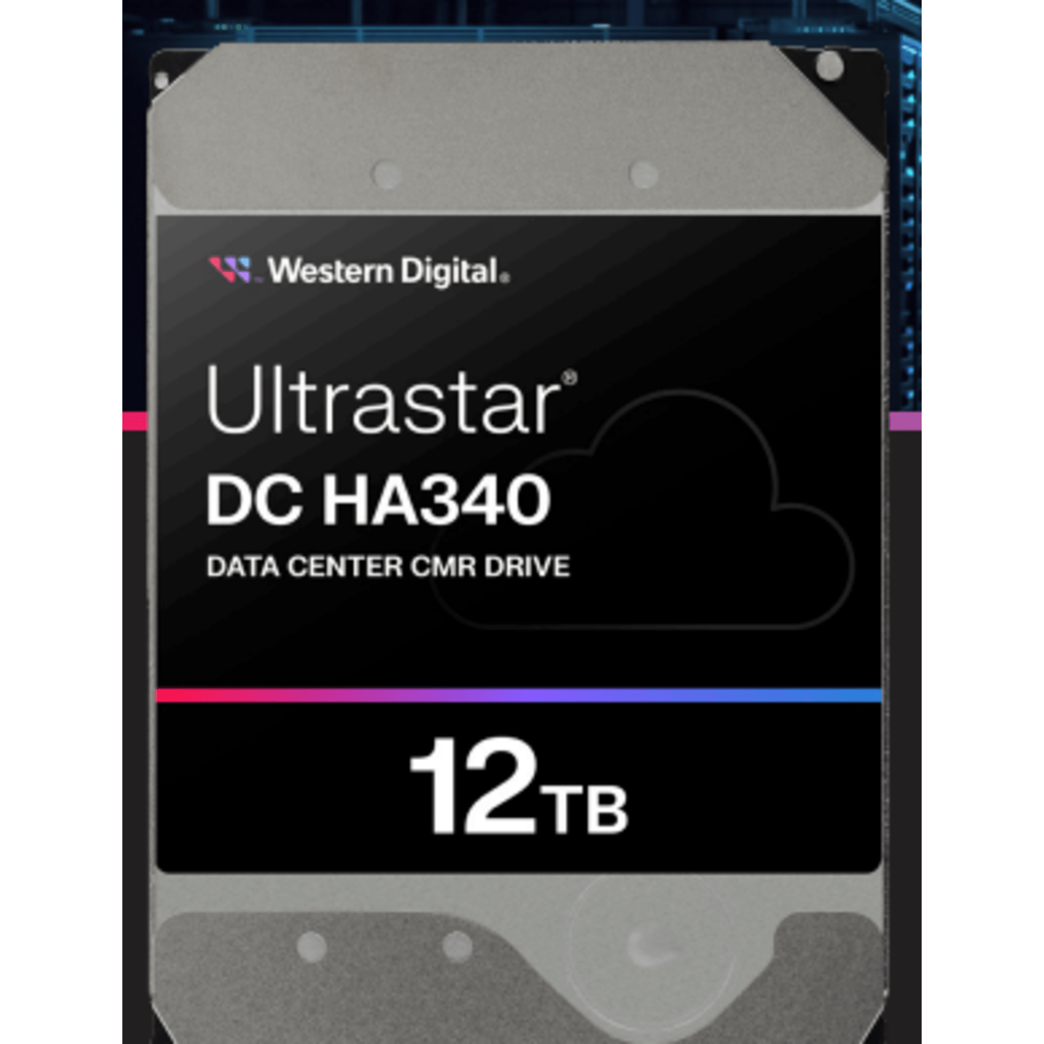 Disco Duro Empresarial WD Ultrastar DC HA340 12TB | SATA 6Gb/s | 7200 RPM | 3.5" — Western Digital (WD) · SKU WUS721212BLE6L4